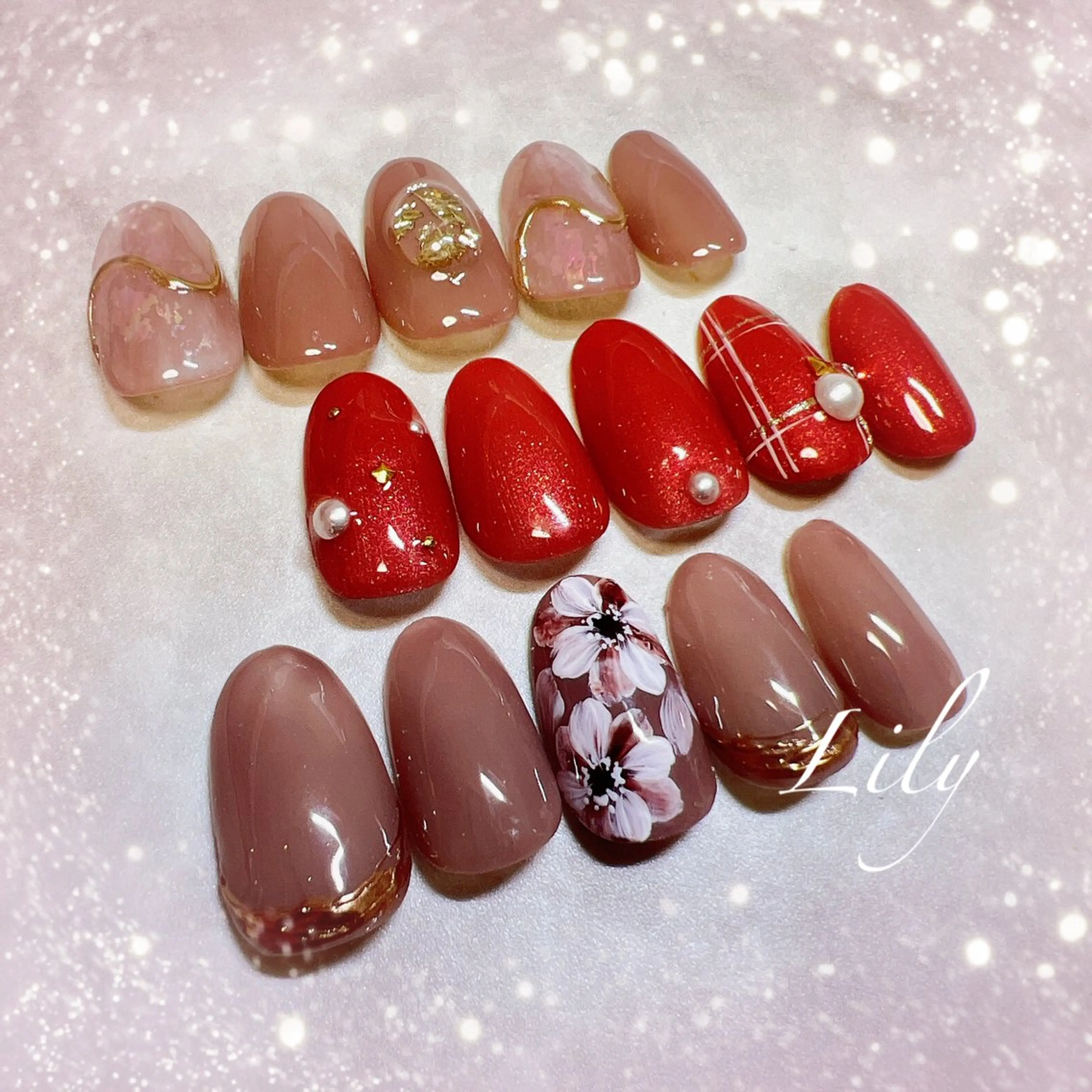 ネイル シンプルネイル ハンドネイル Nailsalon Lilyのネイルデザイン