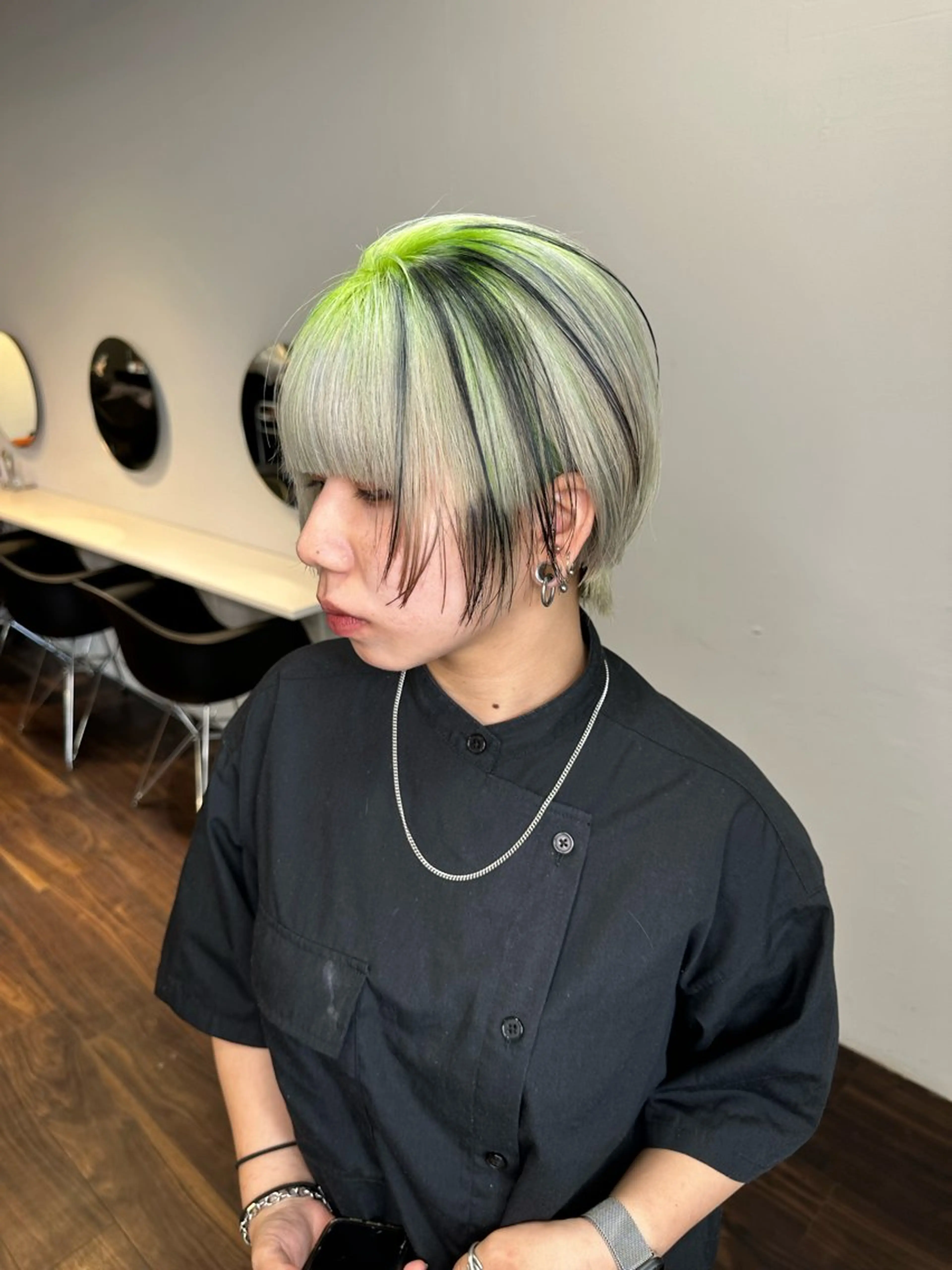 ショート カラー カット ヘアカラー トリートメント ワンホンヘア ケラチン/Kaitoのヘアスタイル