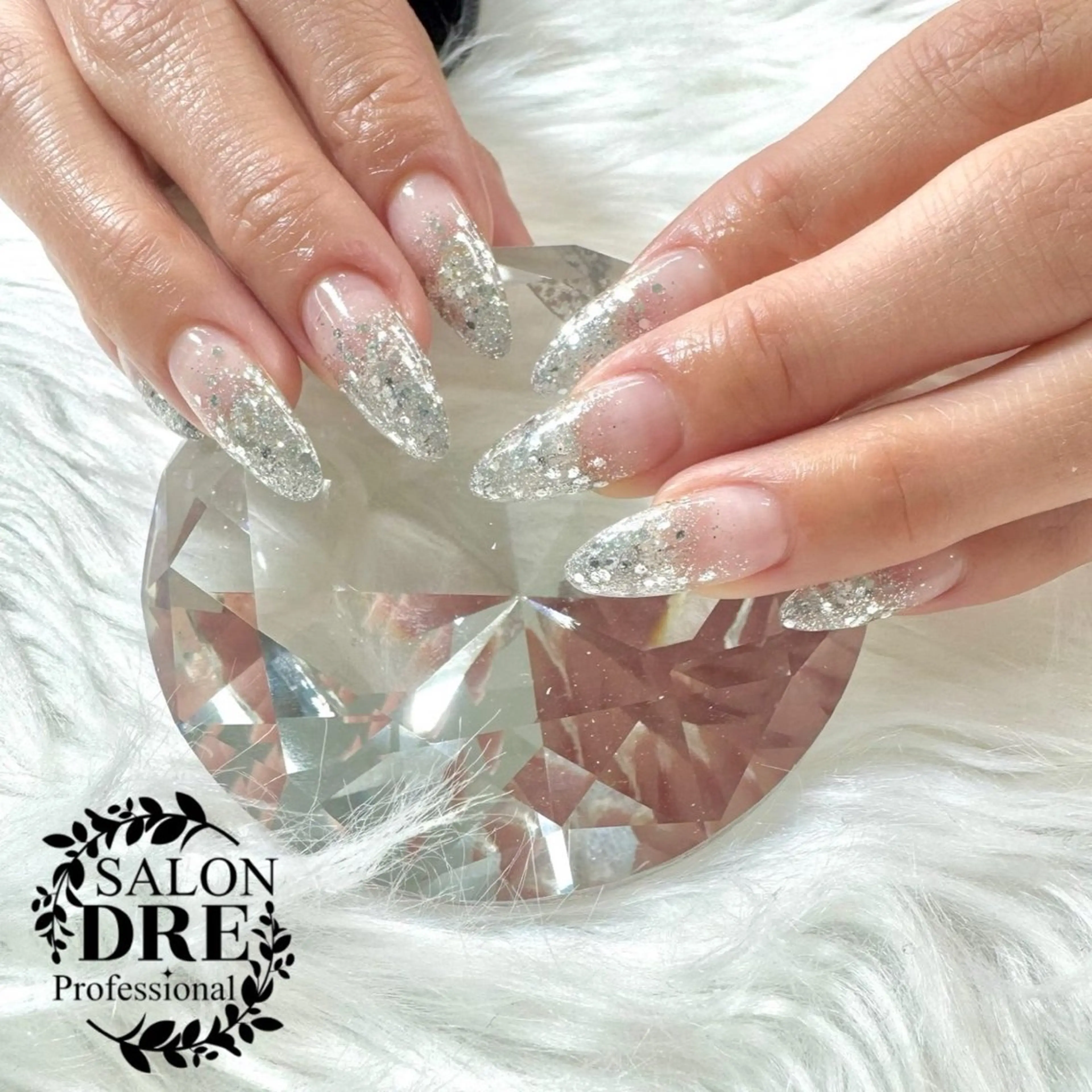 ネイル グラデーション ラメ(グリッター) ラメグラデーション ネイルチップ salonDRE MIYUKIのネイルデザイン