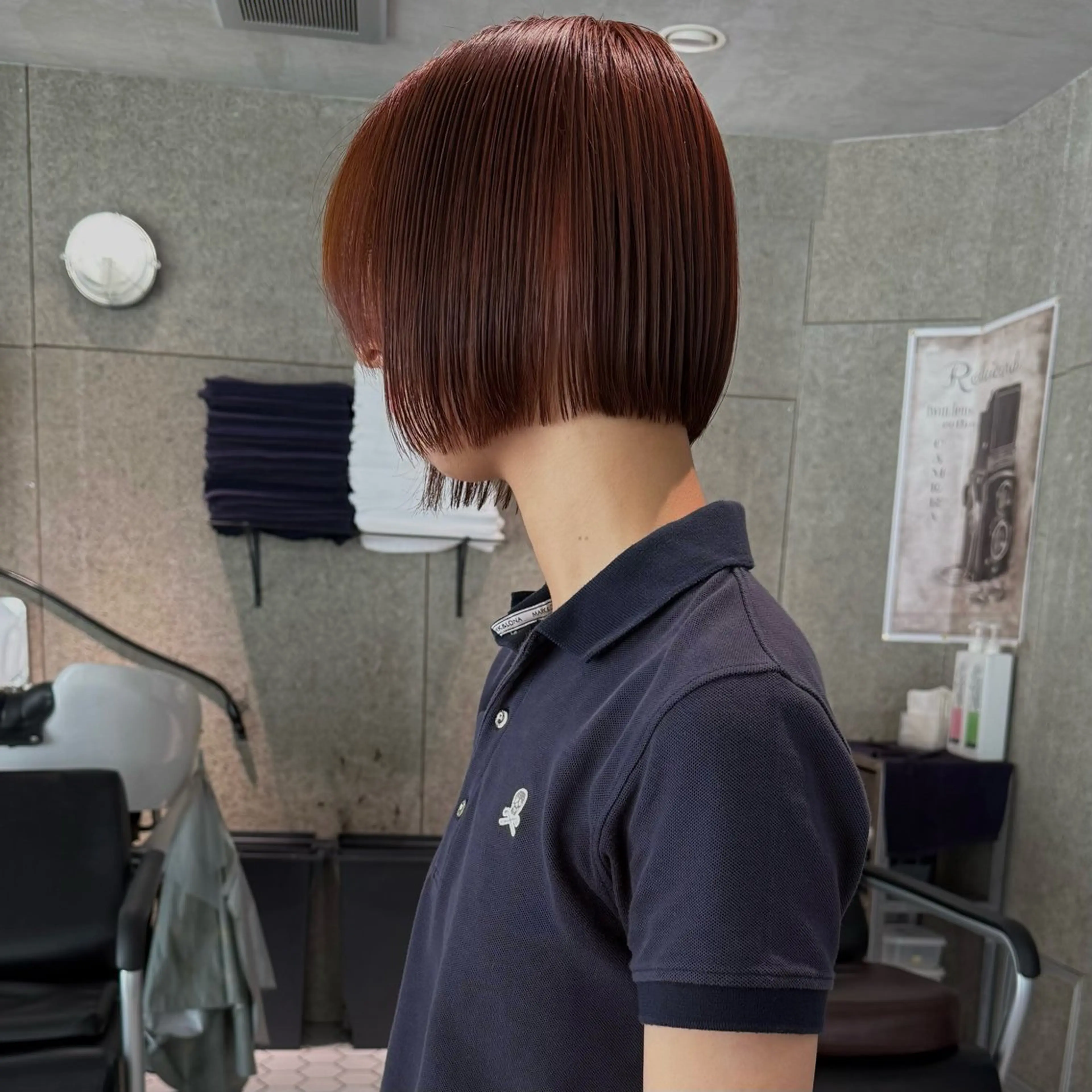 ショート ボブ/ショートボブ/ 岡山駅/別曽遥也のヘアスタイル