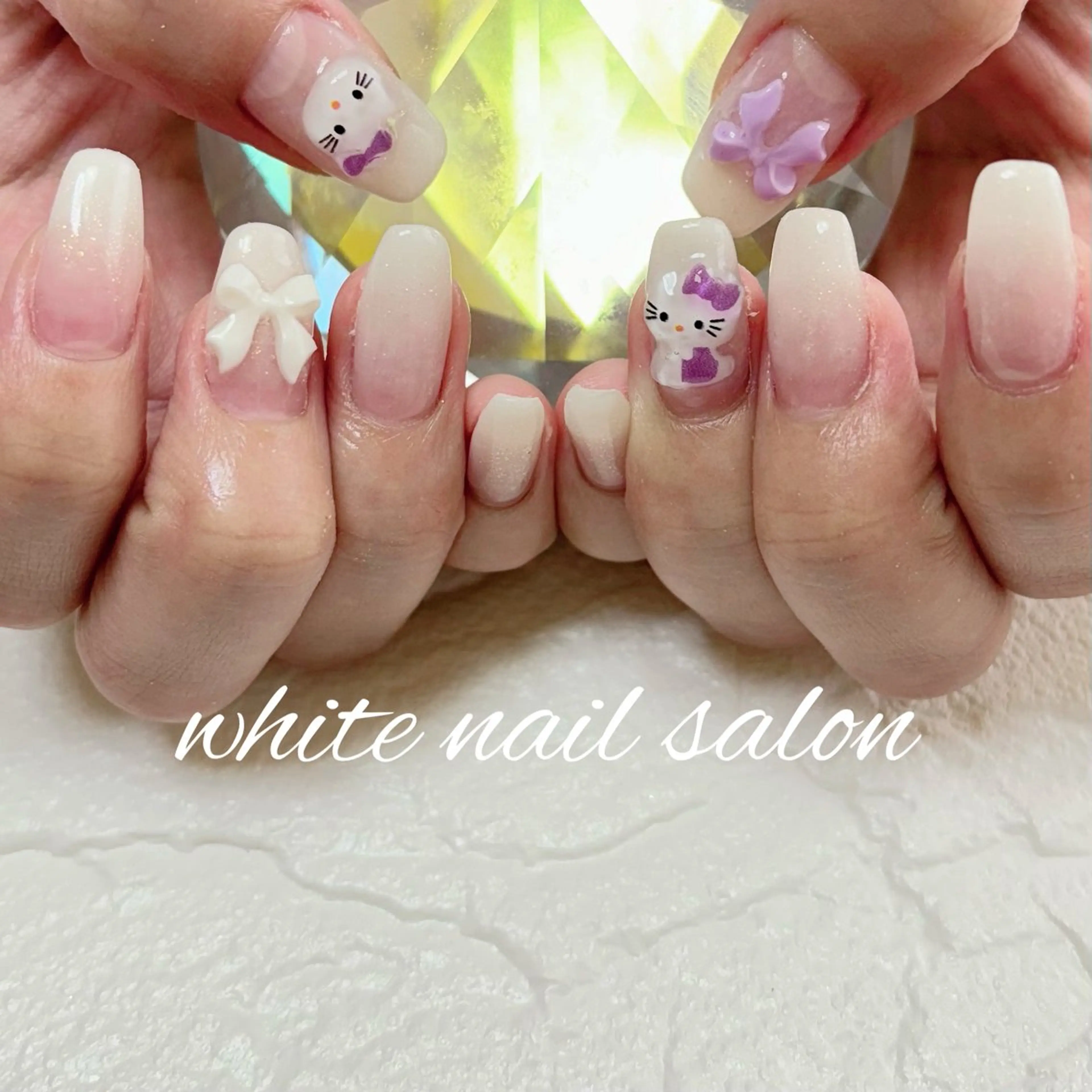 ネイル フットネイル 持ち込み シンプルネイル ハンドネイル white nail salonのネイルデザイン