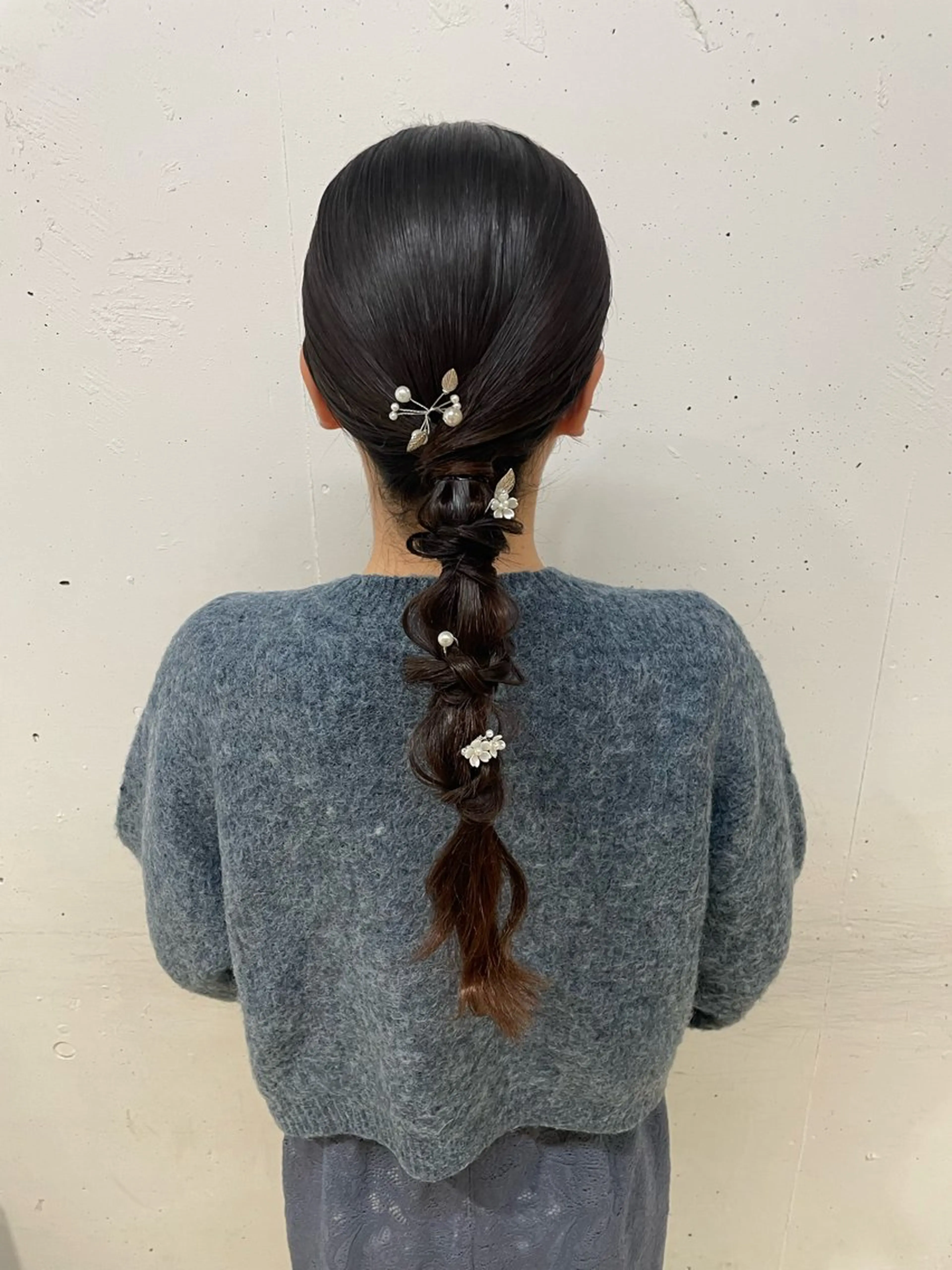 セミロング カラー ヘアアレンジ ヘアセット 髪質改善/縮毛/新宿 🫧SUZUKA🫧のヘアスタイル