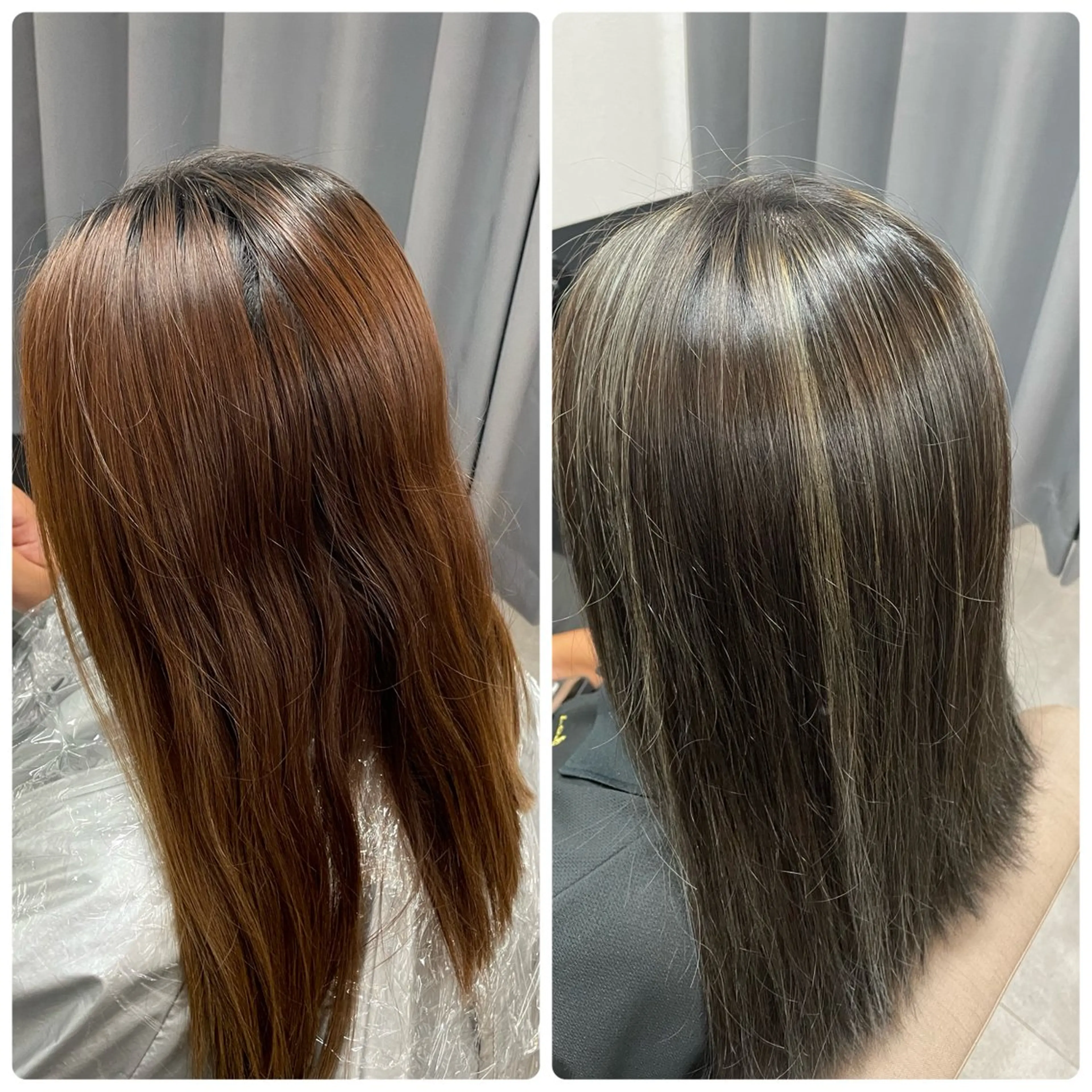 ロング カラー 石川 晴那のヘアスタイル
