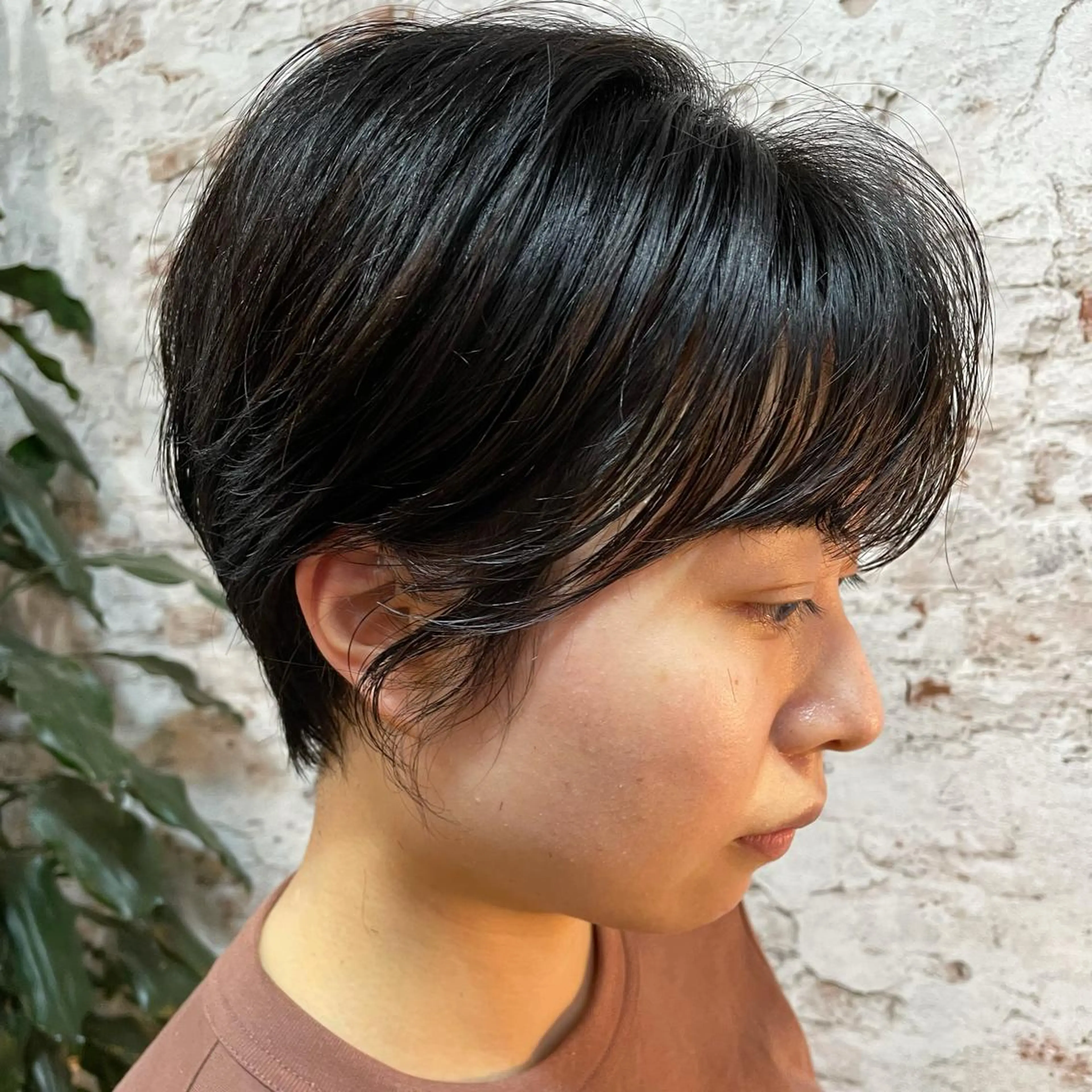 ショート パーソナルカラー 藤本夢のヘアスタイル