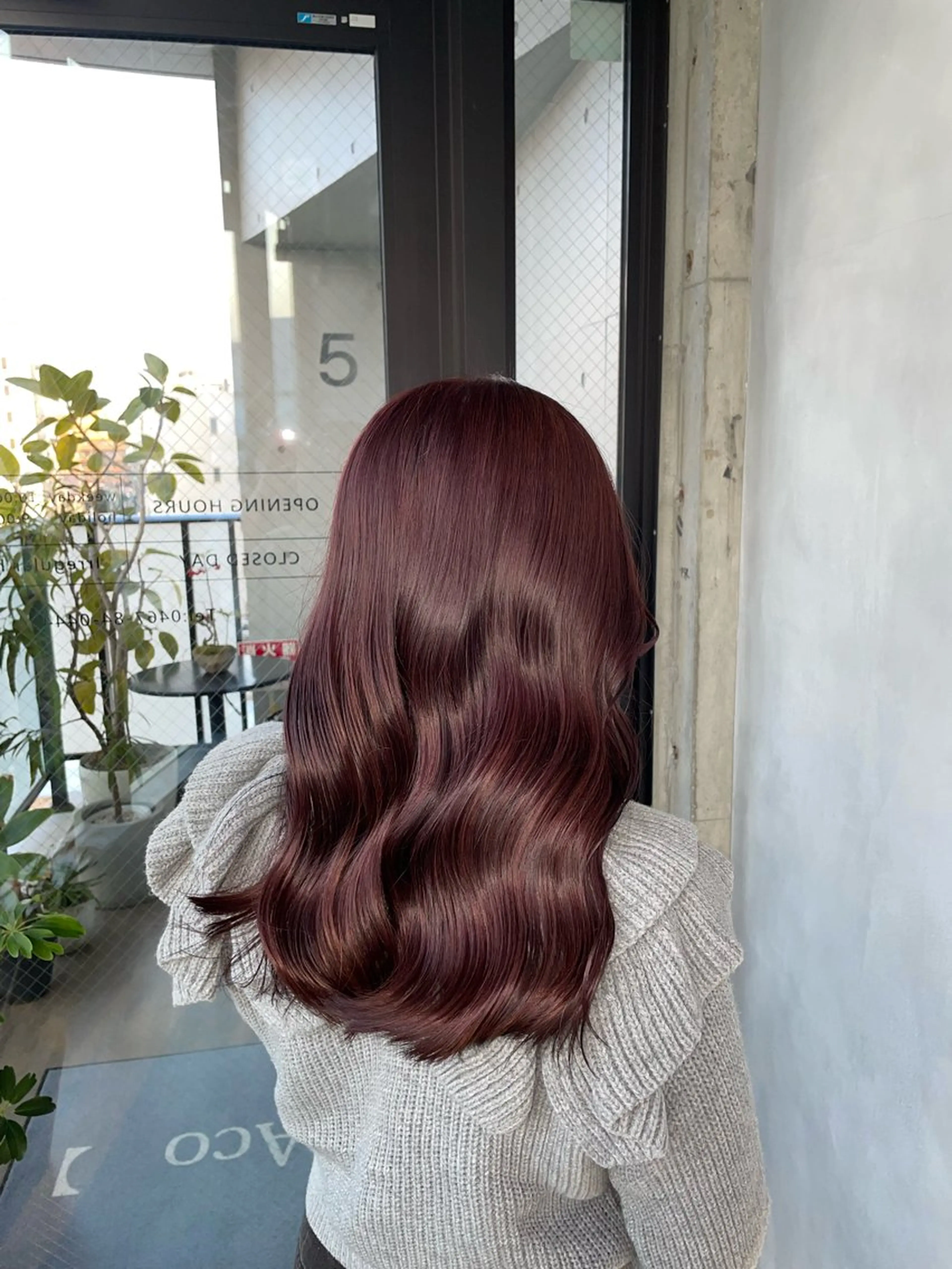 カラー 暖色/ハイトーン/ カラー/HBLのヘアスタイル