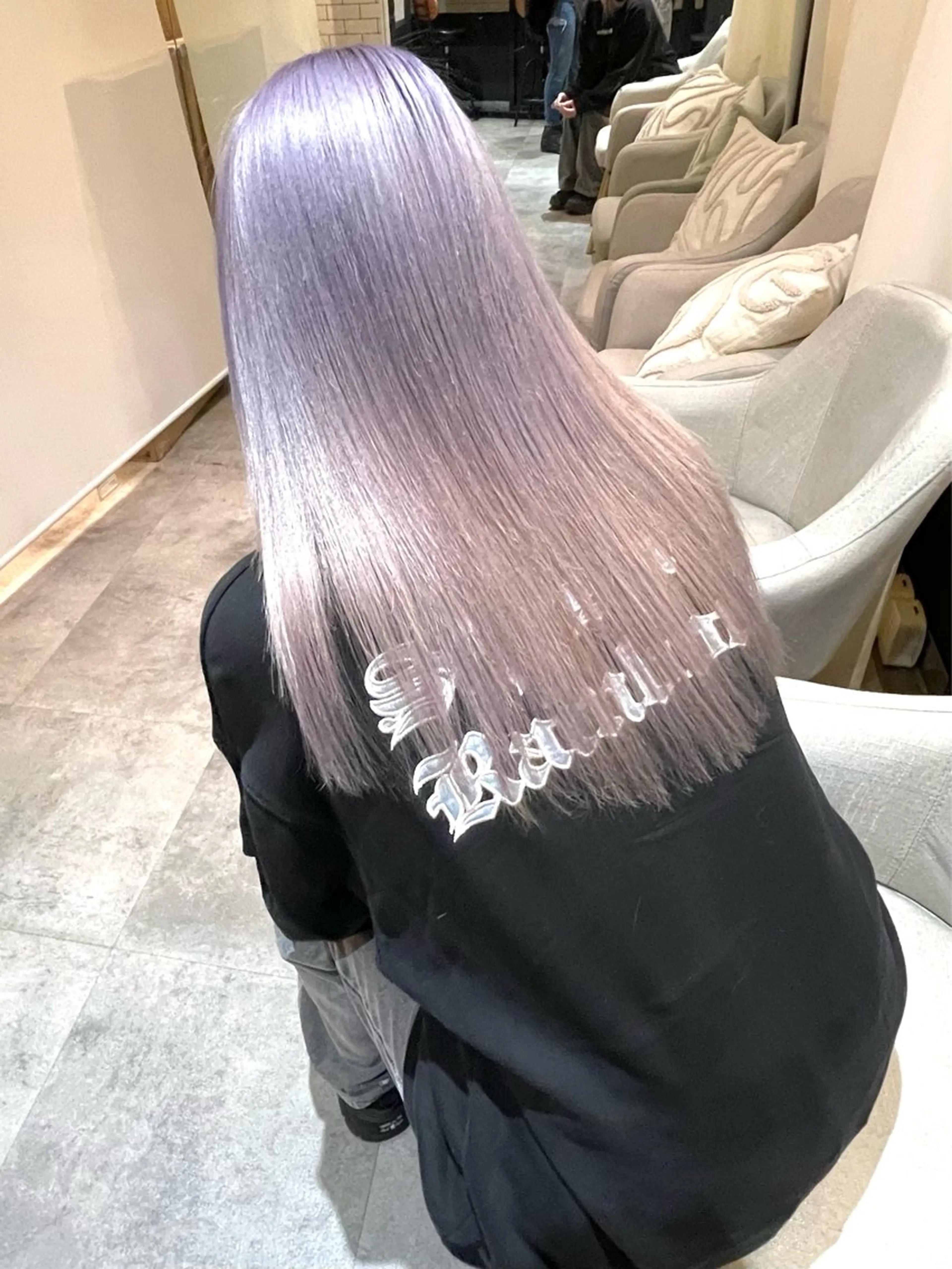 ロング カット ヘアカラー トリートメント N° jillva ♦️川端裕司♦️のヘアスタイル