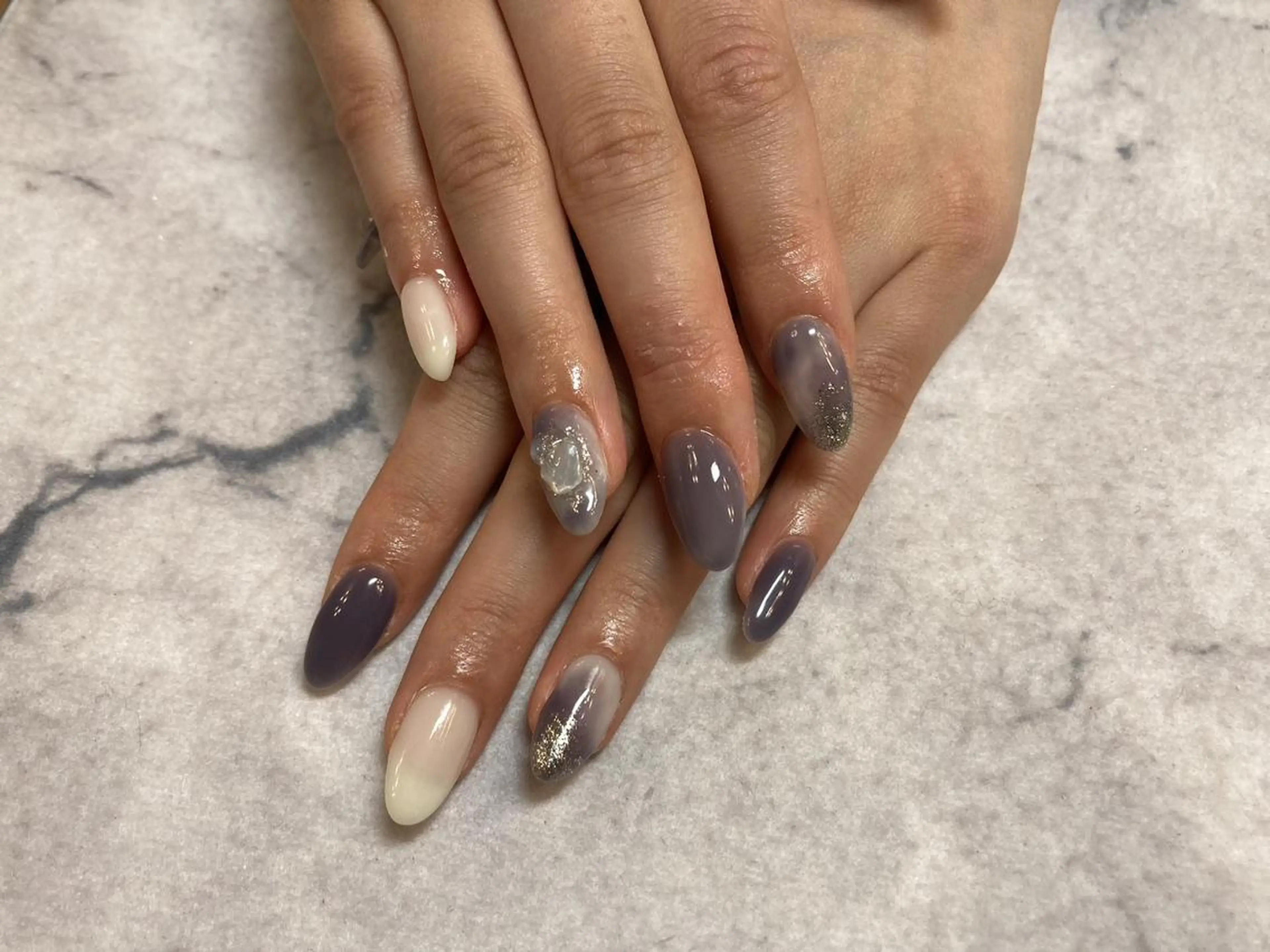 ネイル ネイルリボン 石田のネイルデザイン