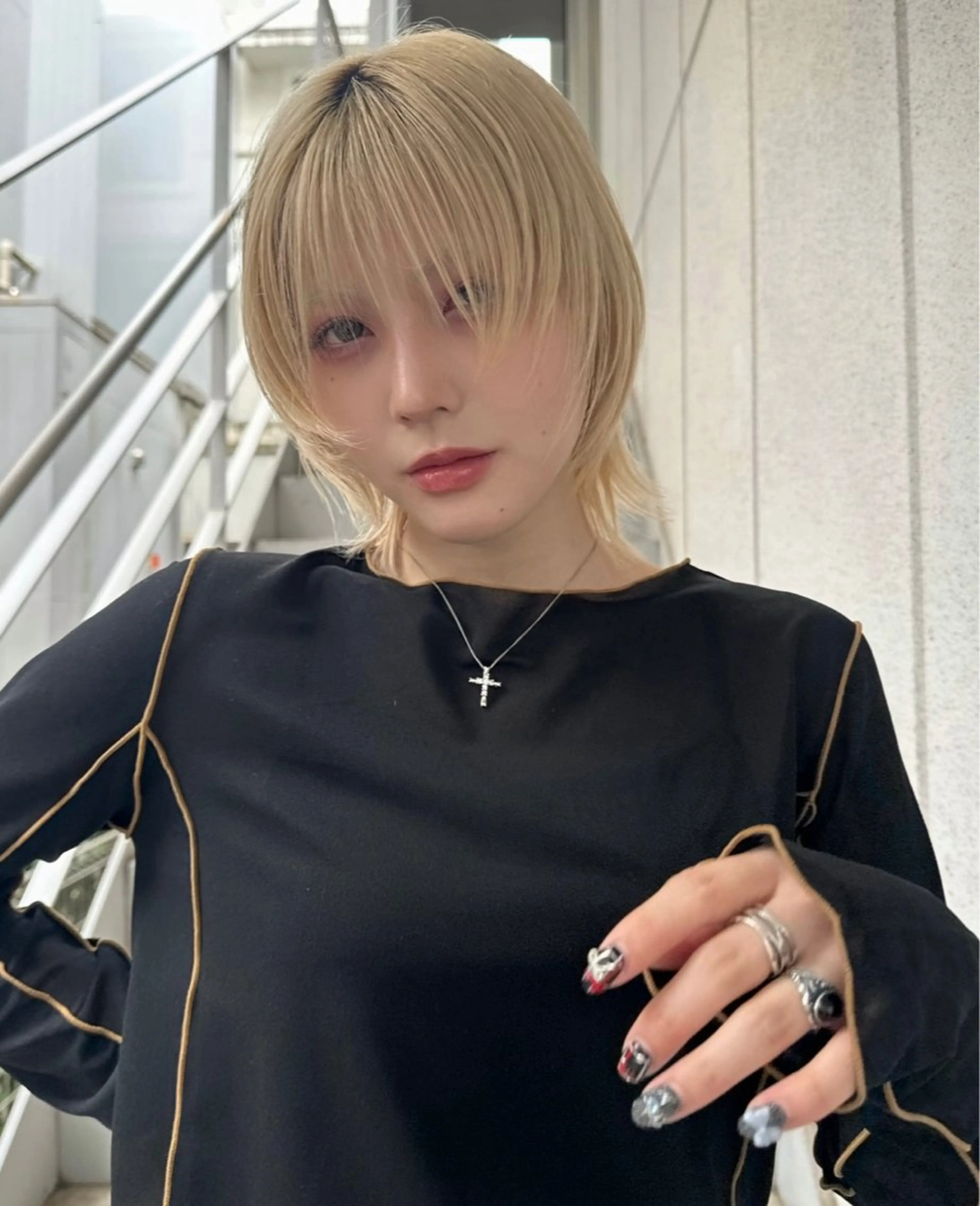 【ご新規様限定‼️】抜け感×透明感。ケアブリーチ込みWカラー＋3stepトリートメント⚡️の写真