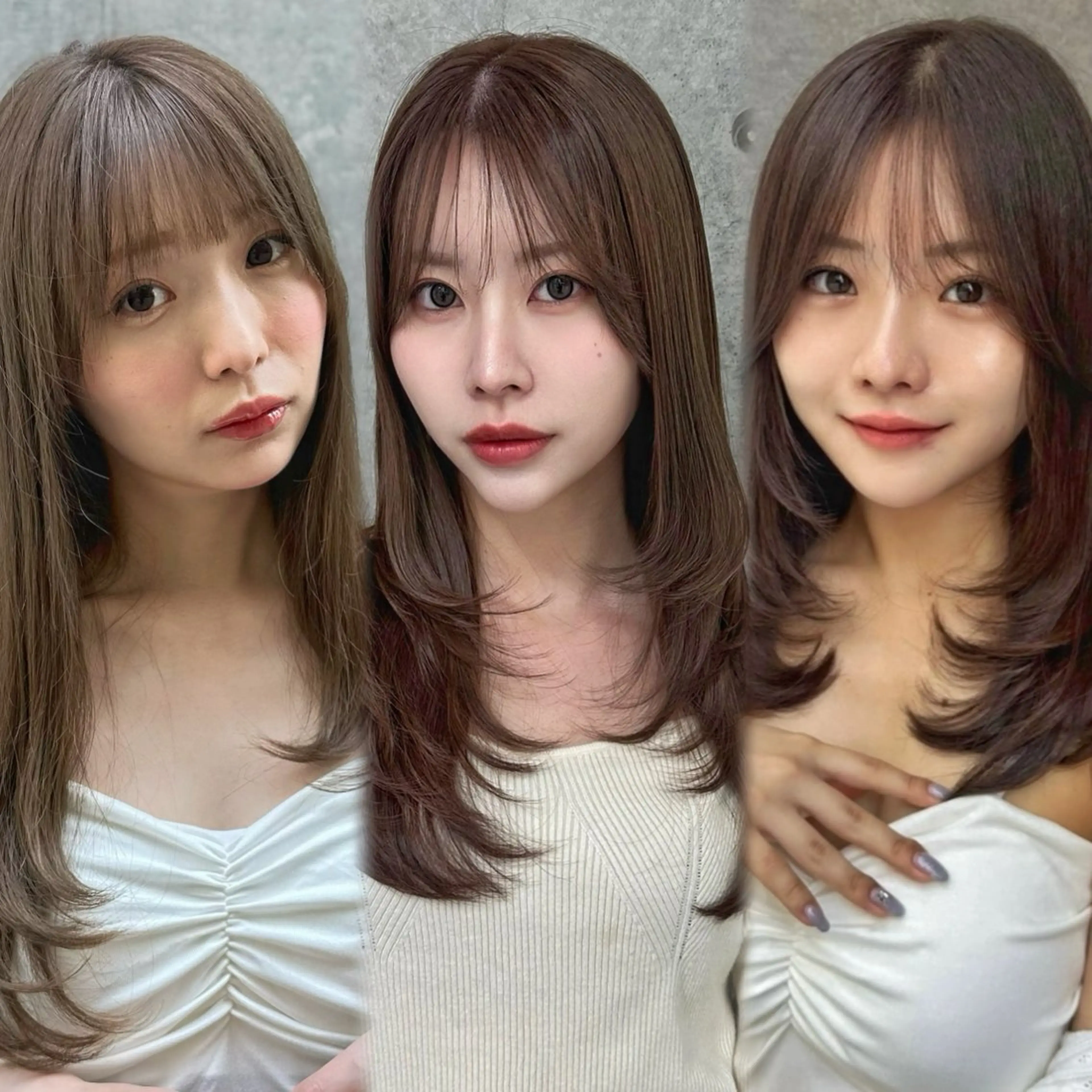 ロング カット ヘアカラー レイヤー/顔周り /ボブ/銀座/サラのヘアスタイル