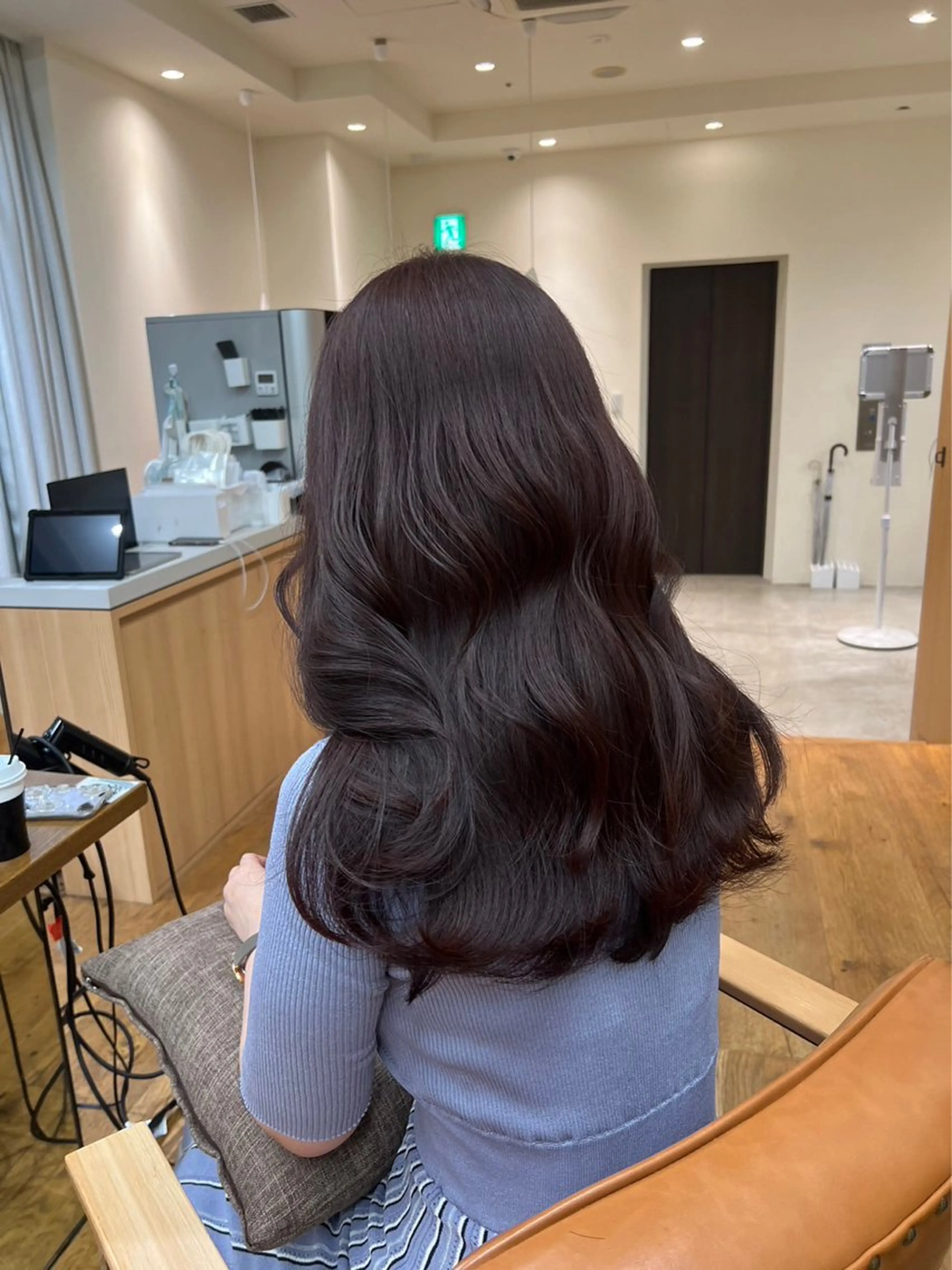 セミロング ピンクブラウン VIEW　yokohama所属・透明感カラー🌿/ 髪質改善カラー/カナのヘアスタイル