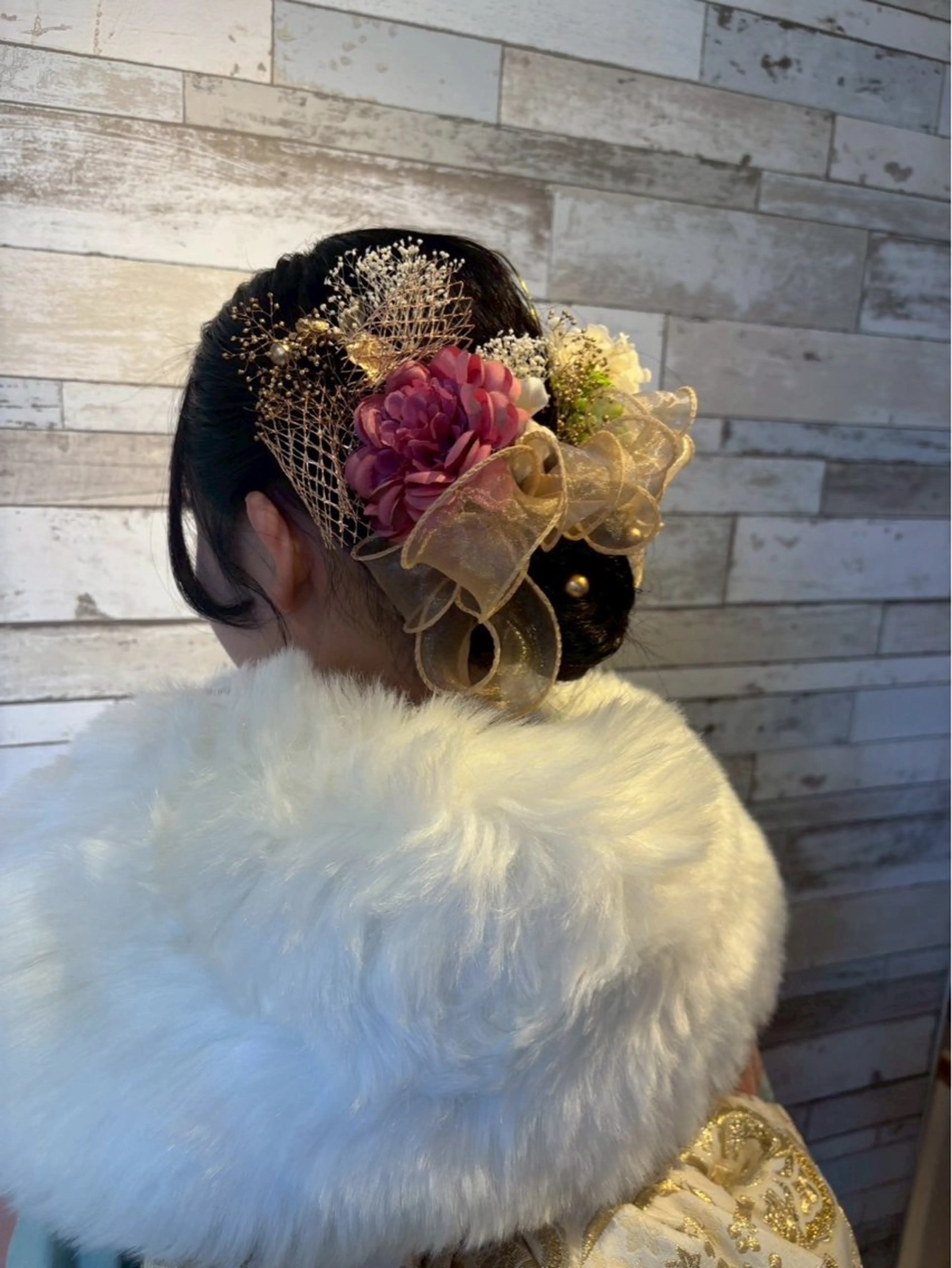 ヘアアレンジ 成人式 生活に馴染む デザイン/鏡ゆうかのヘアスタイル