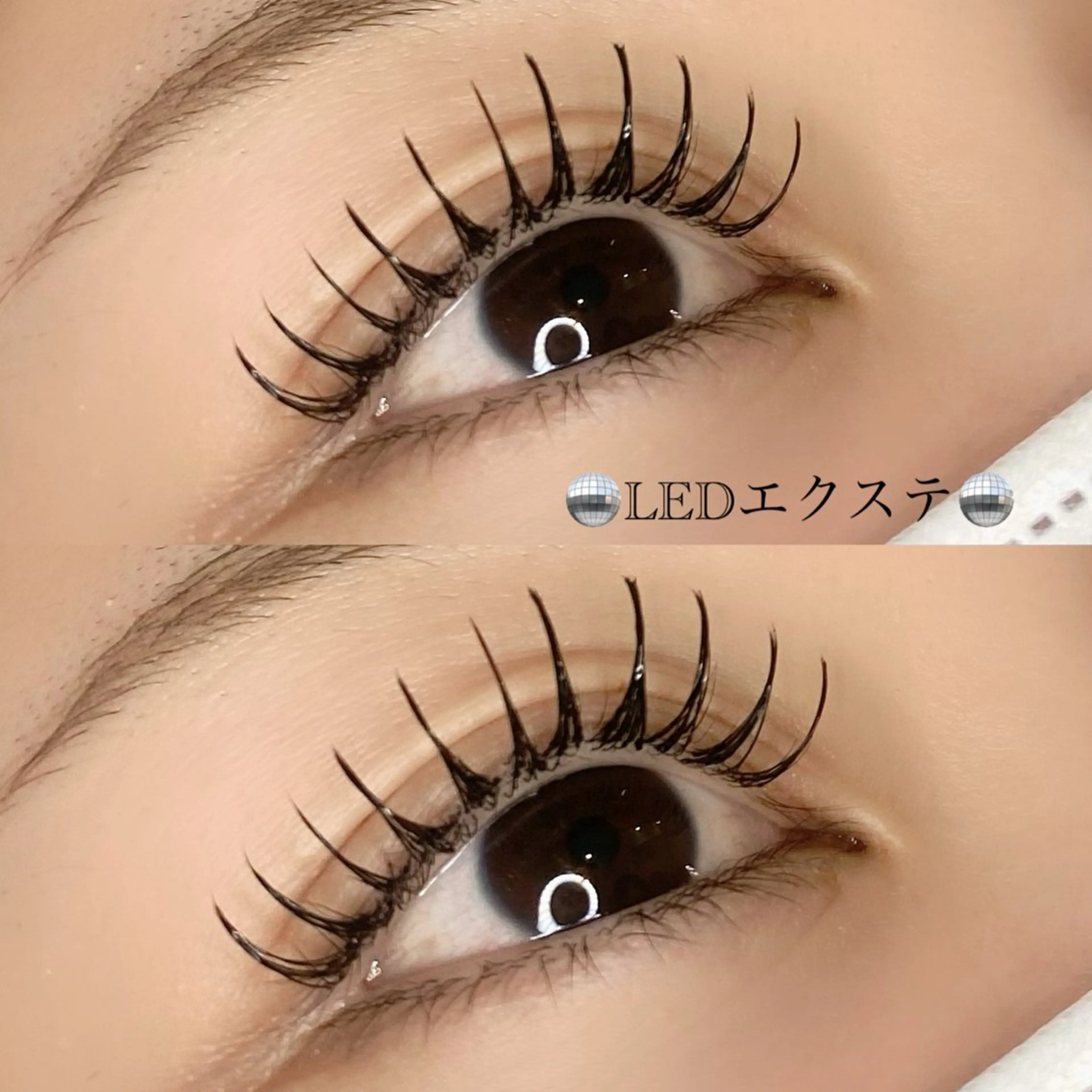 🩵LEDエクステ‎🩵フラットラッシュ黒【80本￥7500】【100本￥8000】⚠️オフ無料✨️の写真