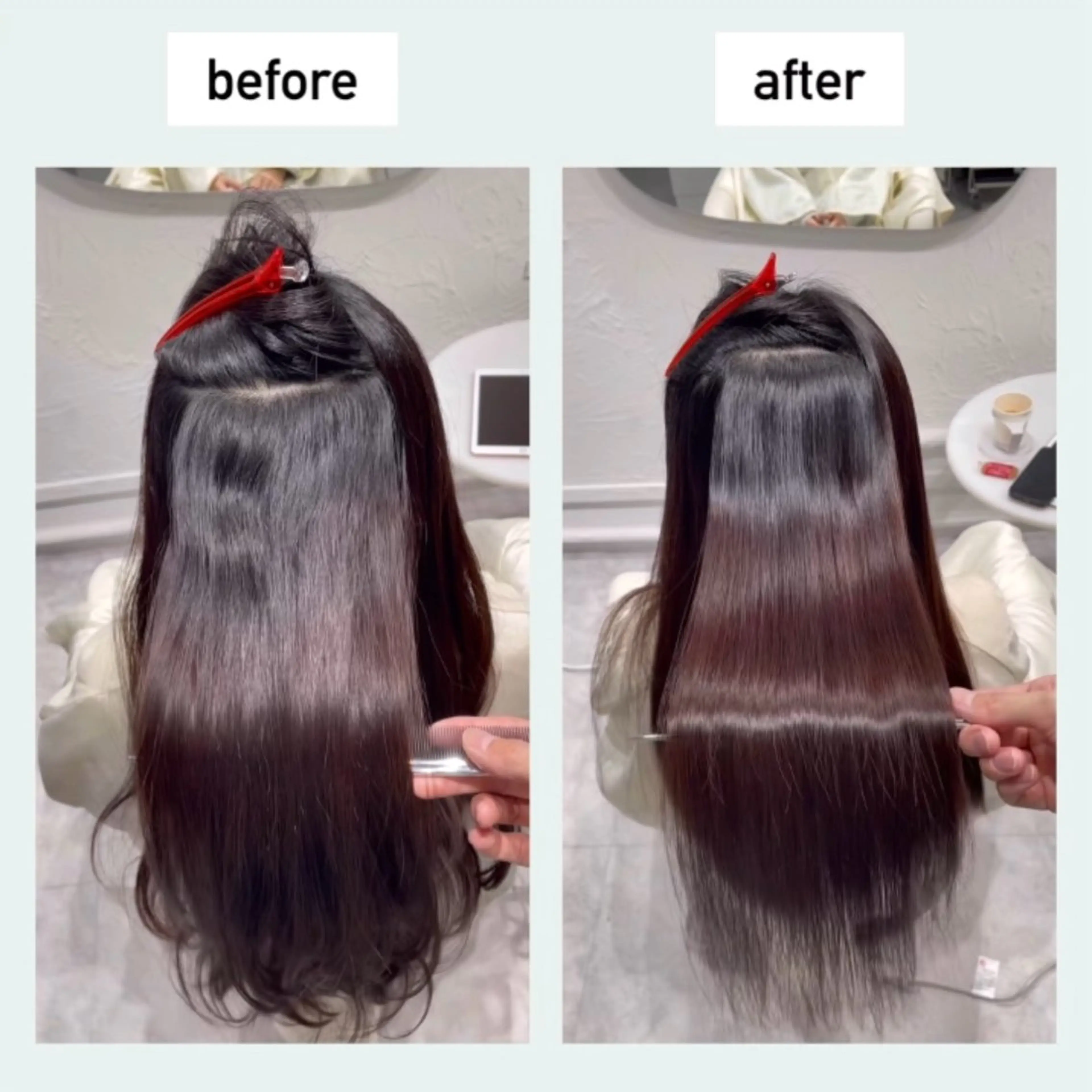 ロング 縮毛矯正 カット 縮毛矯正 トリートメント scene中性ストレート/縮毛矯正【シーン】所属・ジョー 縮毛矯正のヘアスタイル