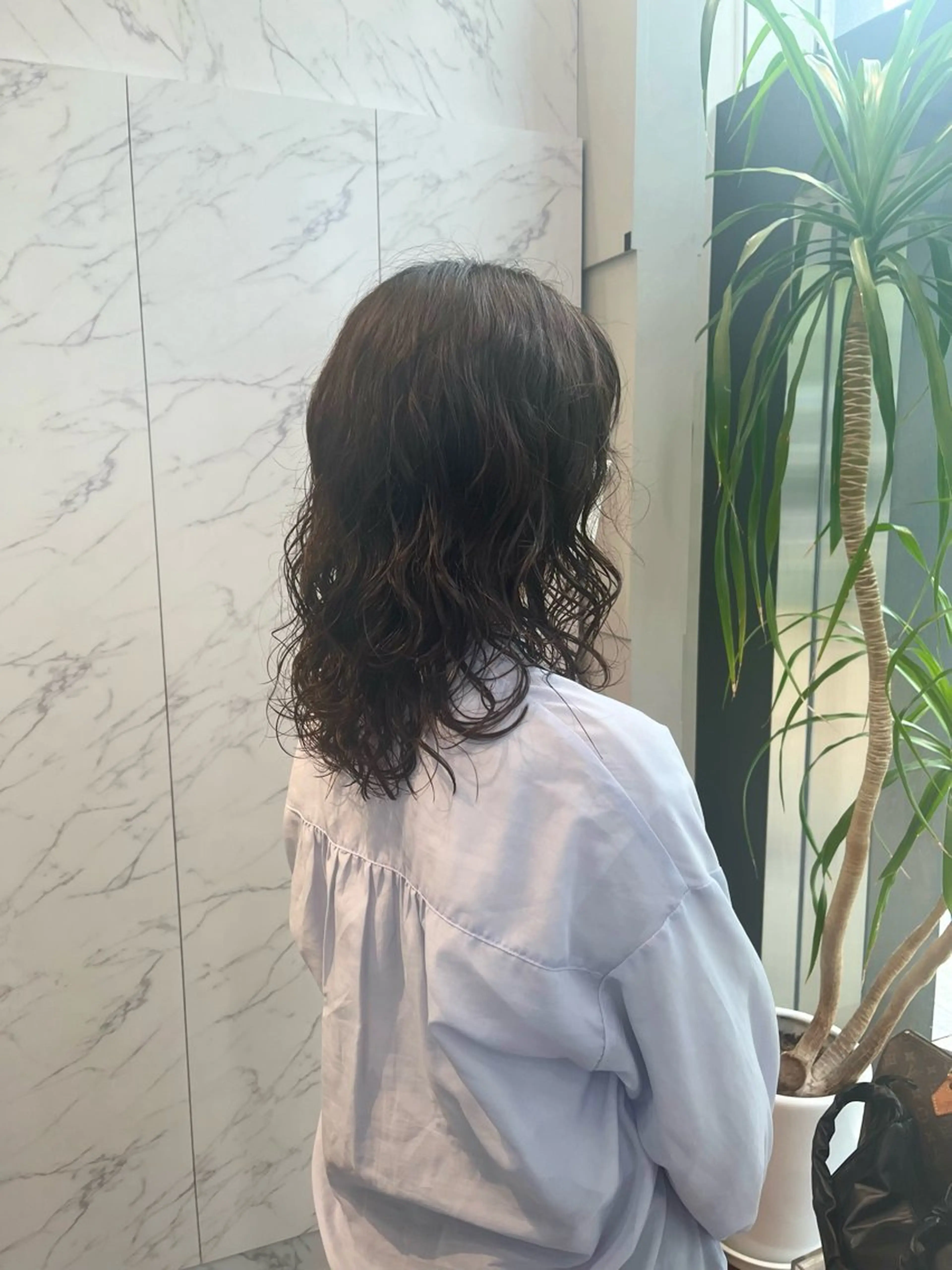 ミディアム パーマ ﾏｽﾀﾞ ｱｲﾘのヘアスタイル