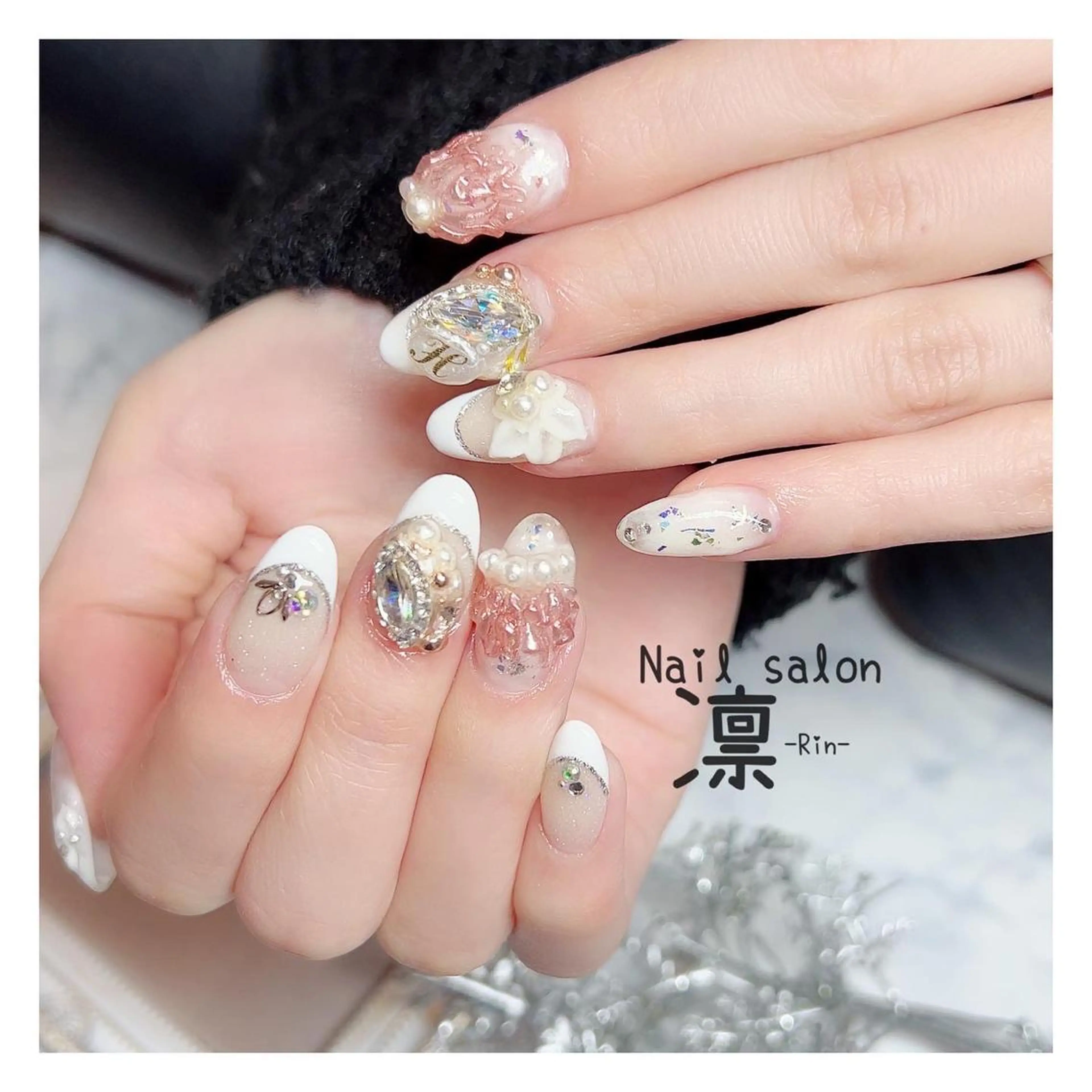 ネイル スカルプネイル private salon凛のネイルデザイン