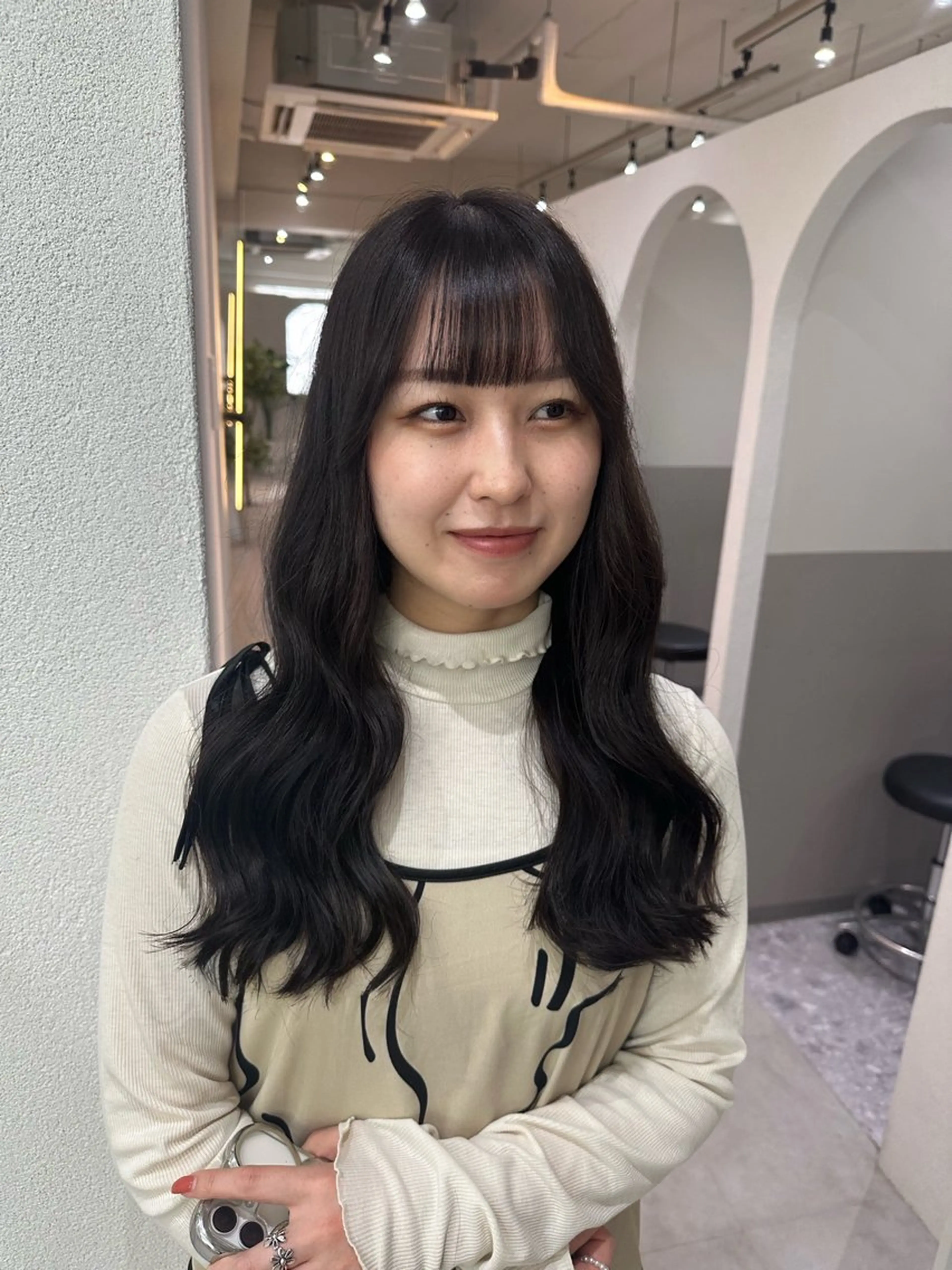 セミロング カラー カット ヘアカラー トリートメント 🪞個室サロン/韓国 艶髪/keito🪞のヘアスタイル