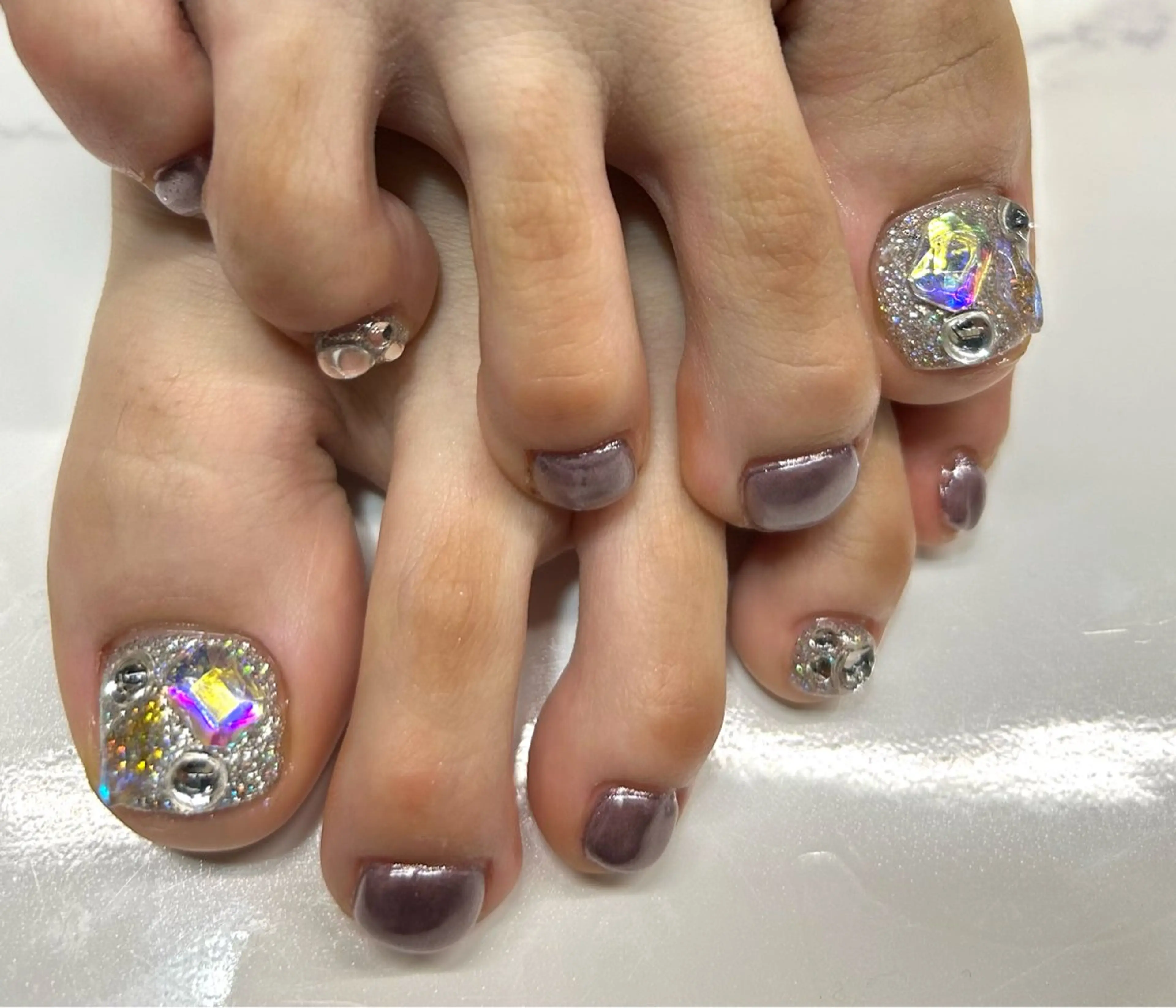 ネイル フットネイル one nailsalonのネイルデザイン