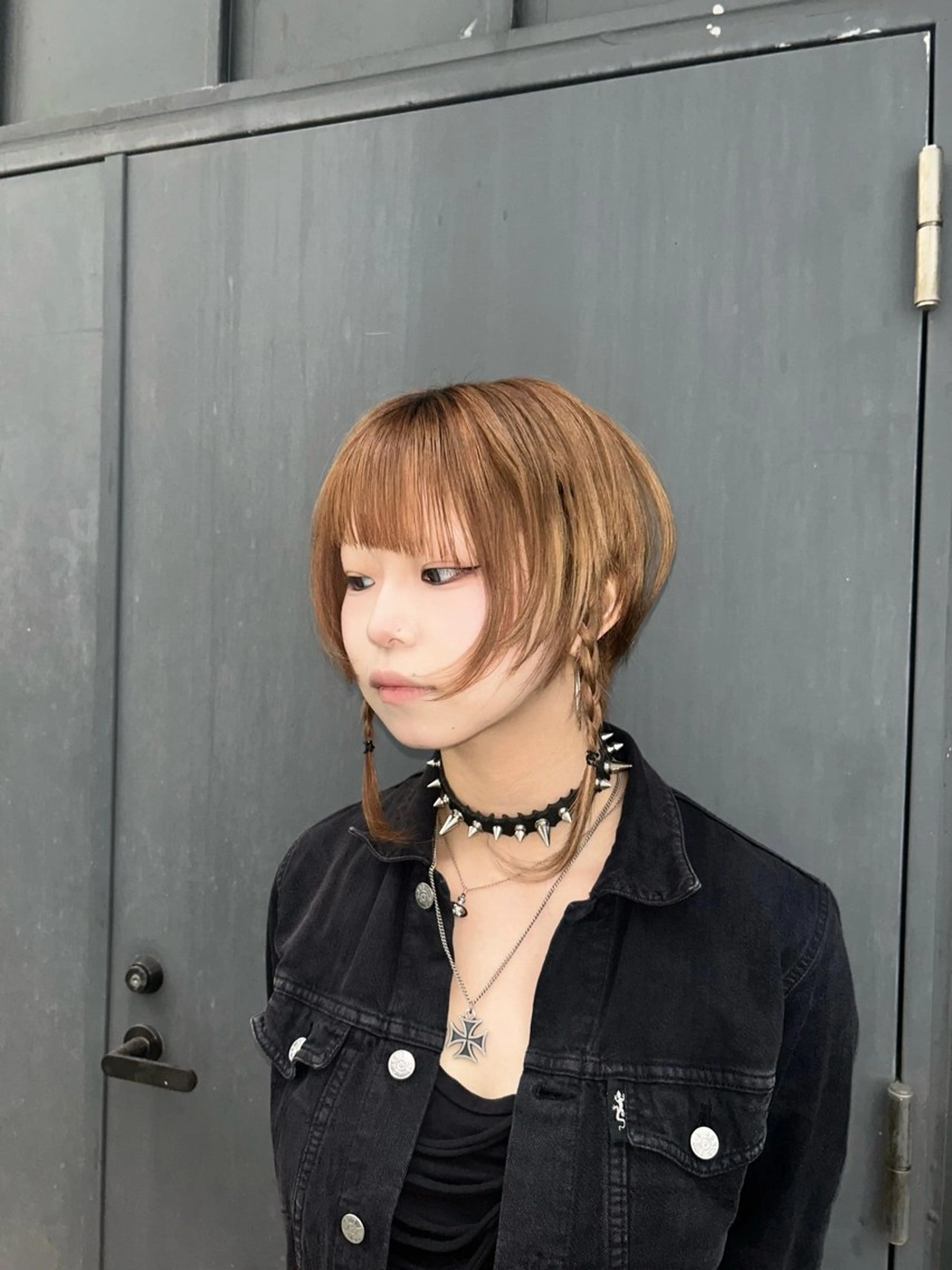 カラー ケアブリーチ/原宿/ MOENOのヘアスタイル