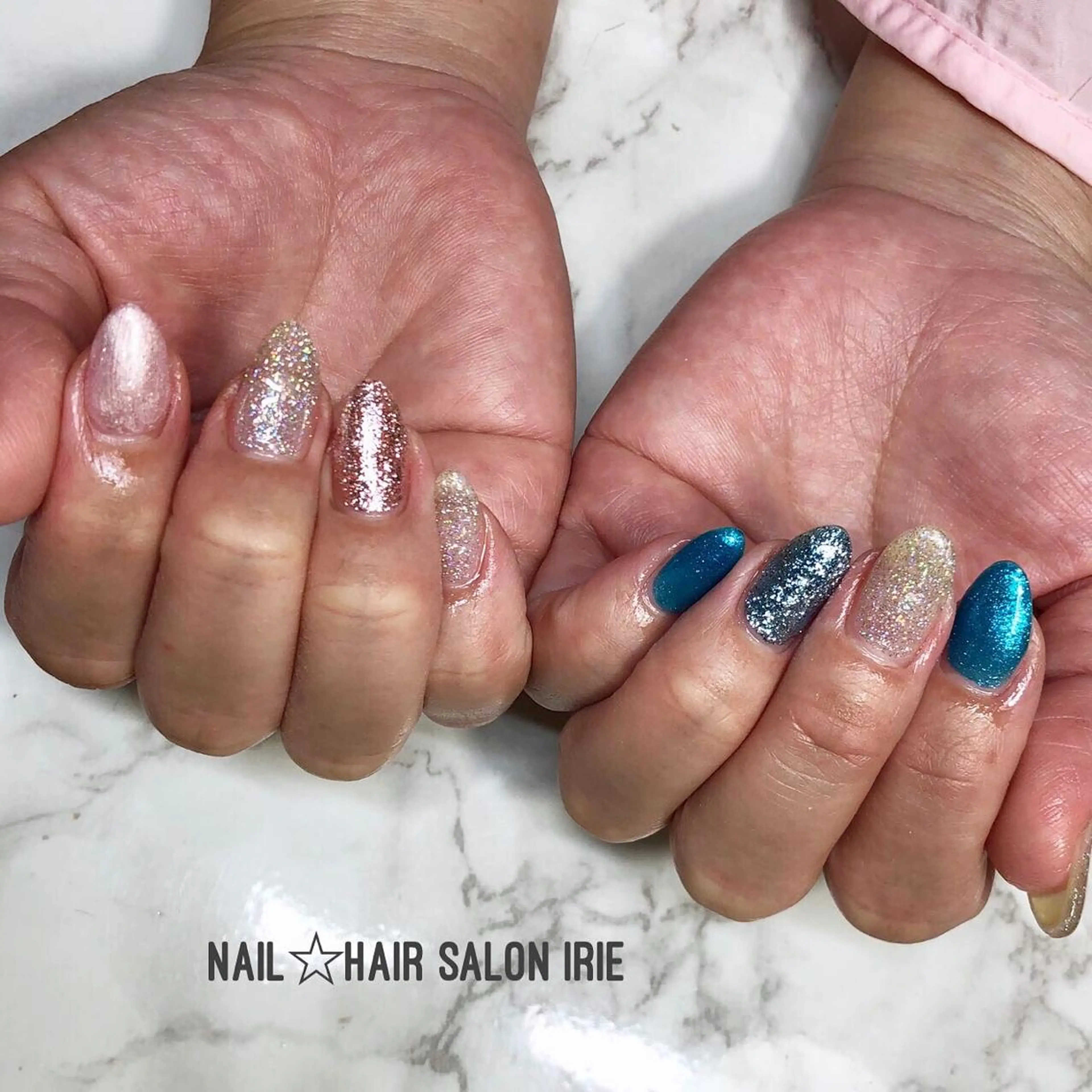 ネイル ハンドネイル ハンドケア Hair salon Irie所属・與儀 知佳のネイルデザイン