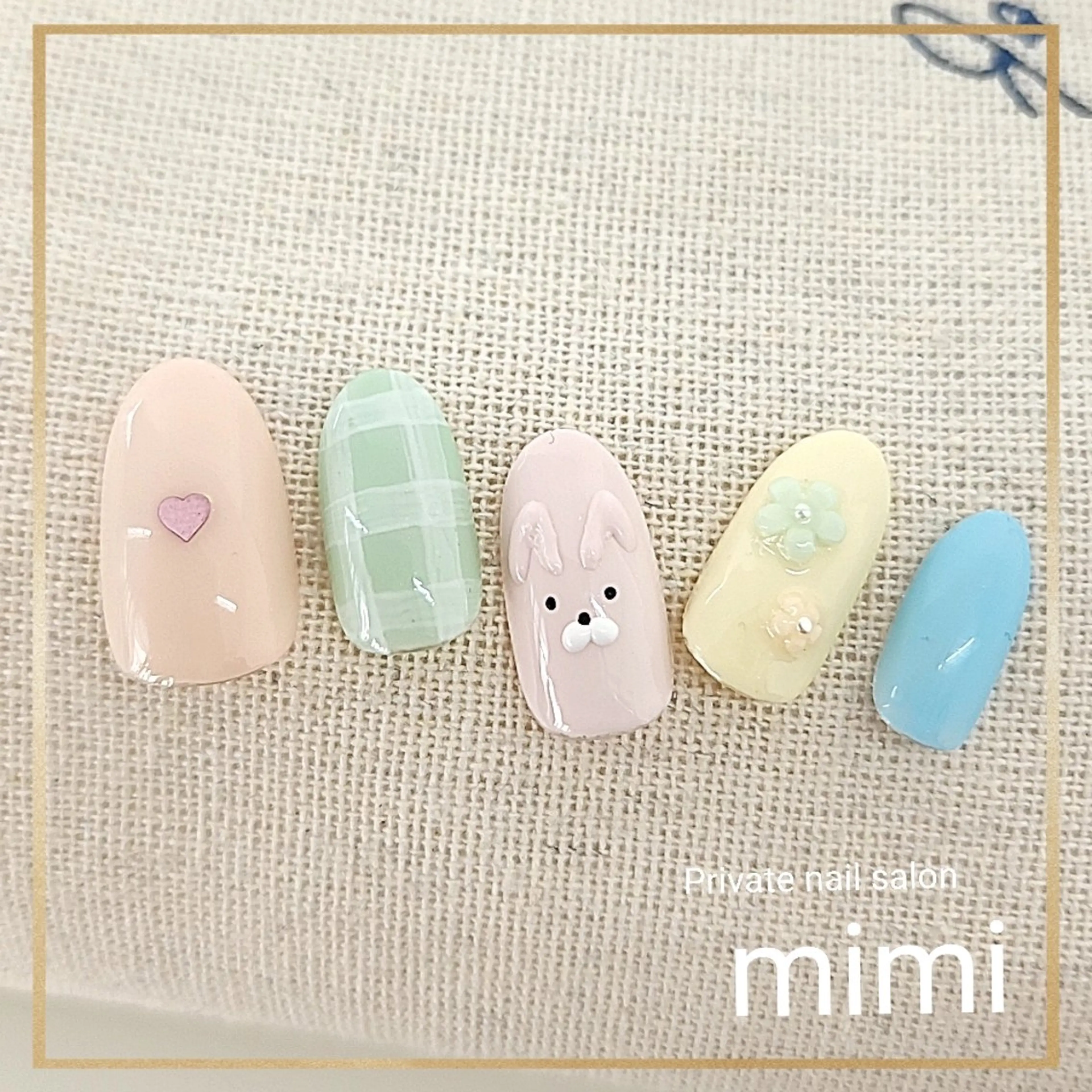 ネイル イースター 博多ネイル ｍｉｍｉのネイルデザイン