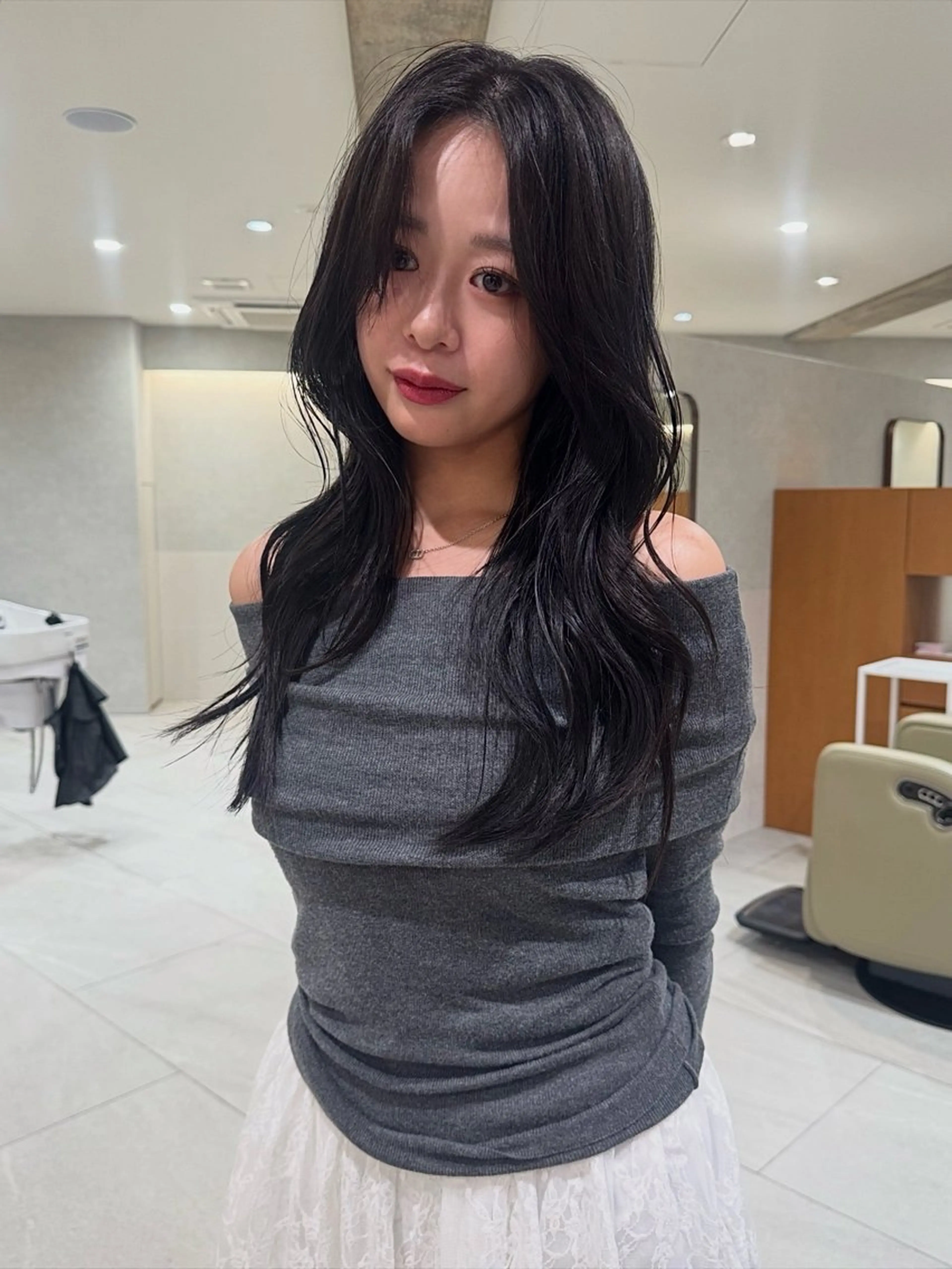 ロング カラー カット ボブ　レイヤーカット kakeruのヘアスタイル