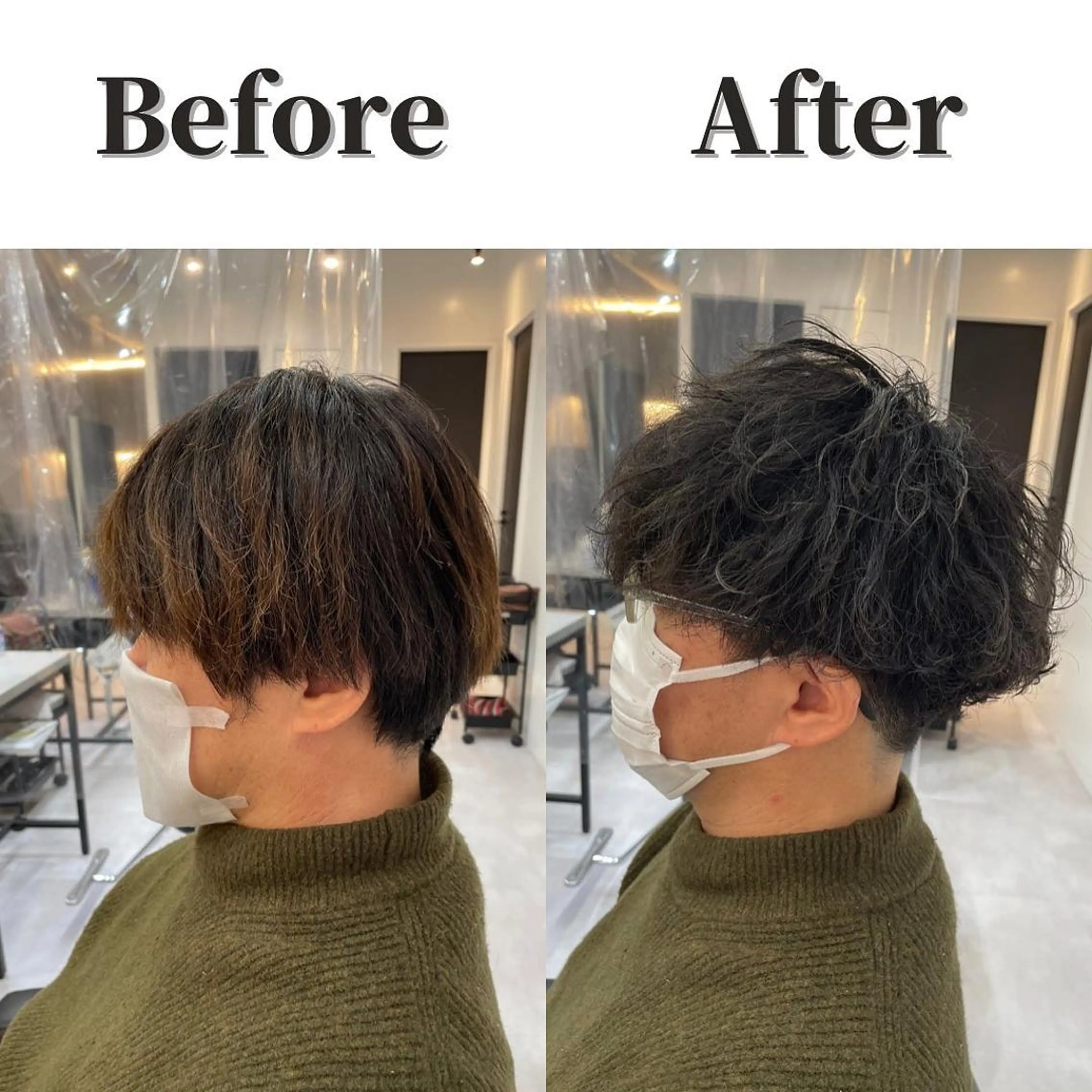 ショート 髪質改善× ハイライト溝江のヘアスタイル