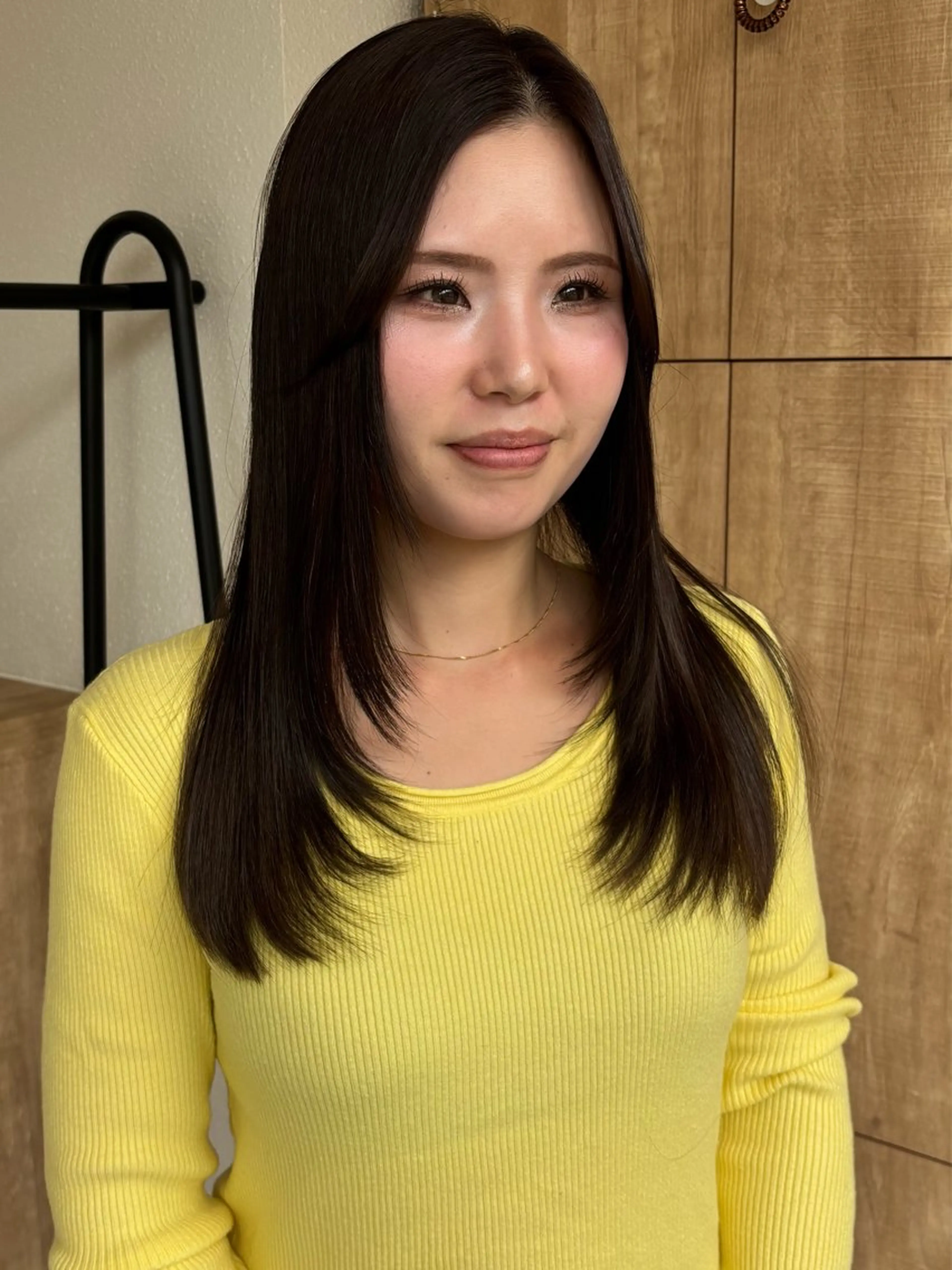 セミロング ヘアカラー 盛田 望来のヘアスタイル