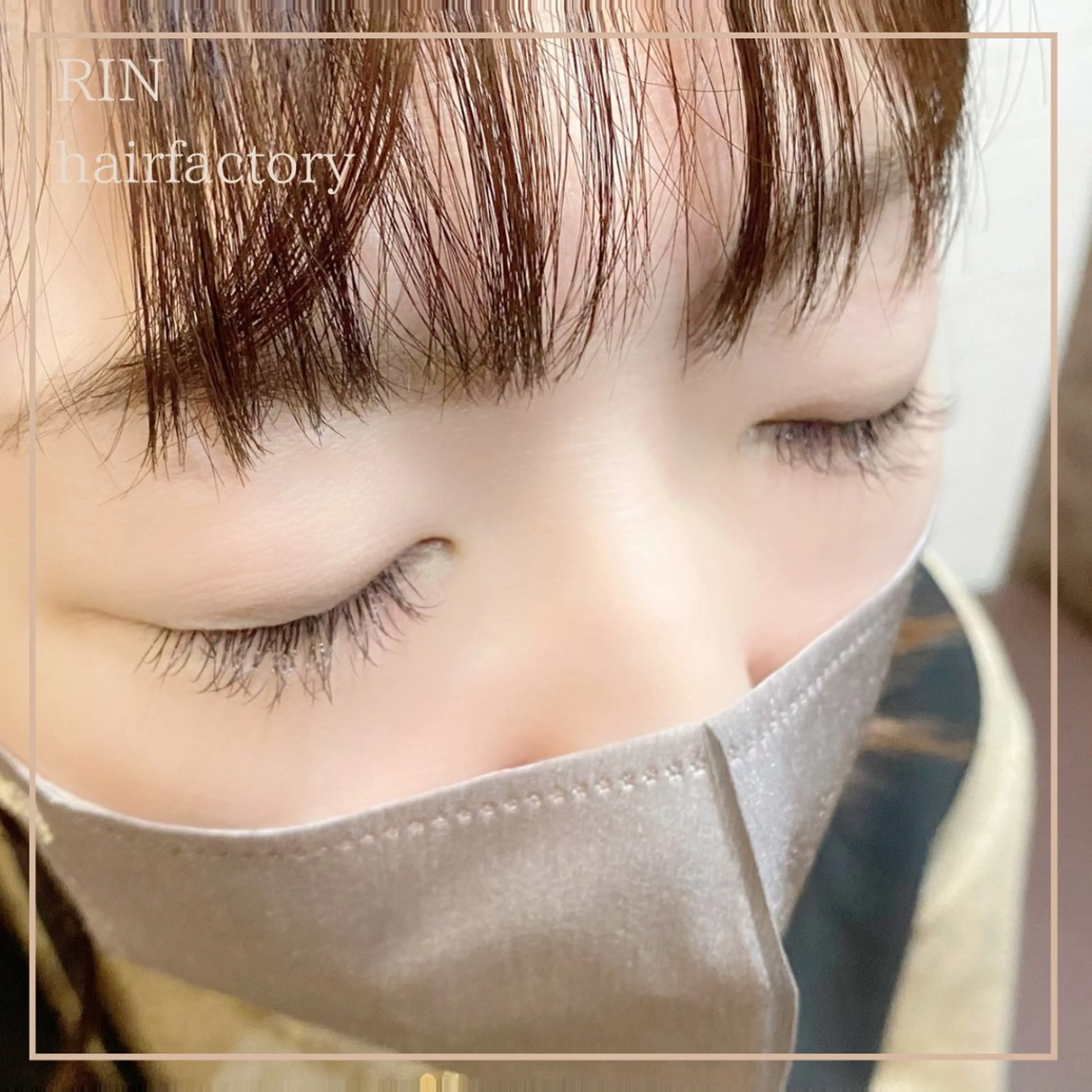 マツエク・マツパ Cカール カラーマツエク RIN hairfactory所属・持田 絵海のマツエク・マツパデザイン