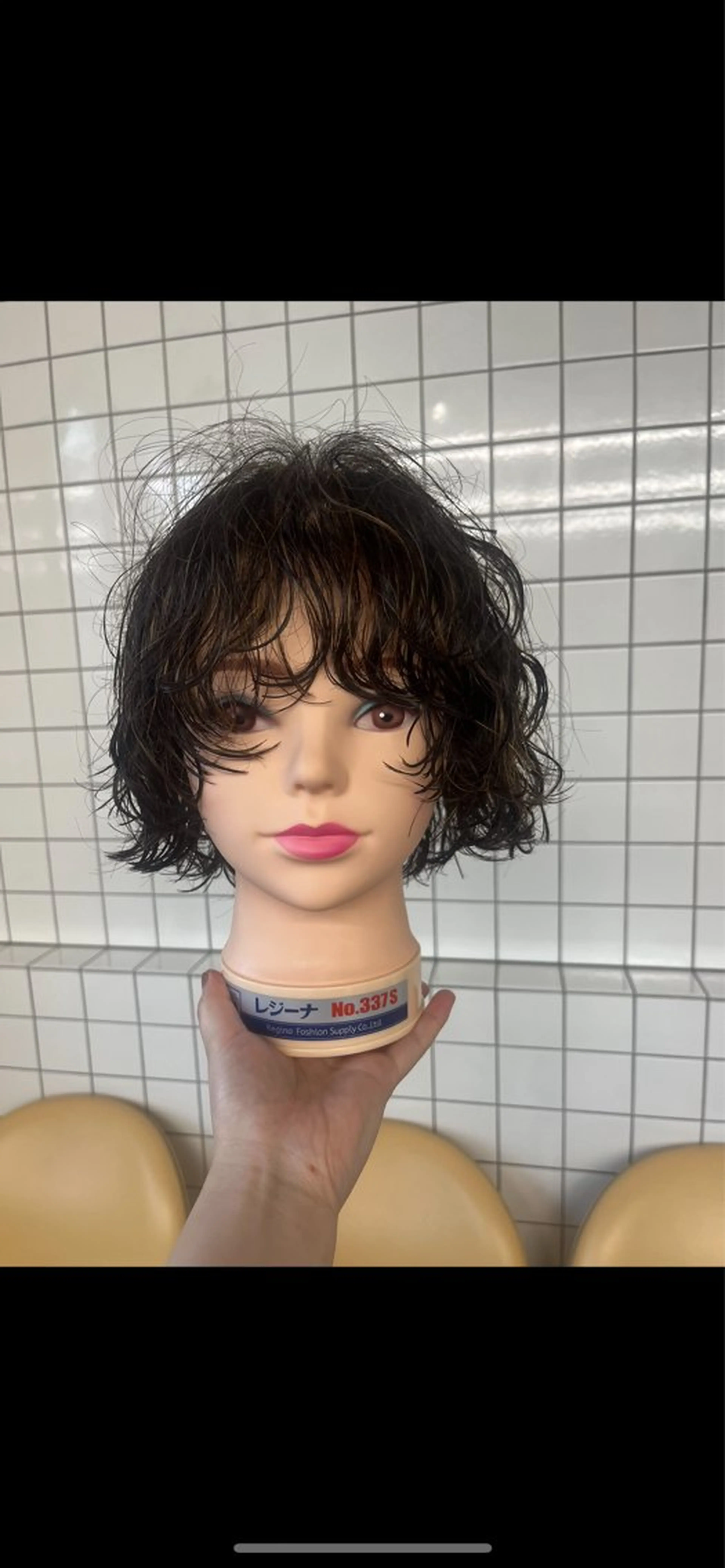 ショート パーマ カット パーマ ボブパーマ/パーマ ウルフパーマのヘアスタイル