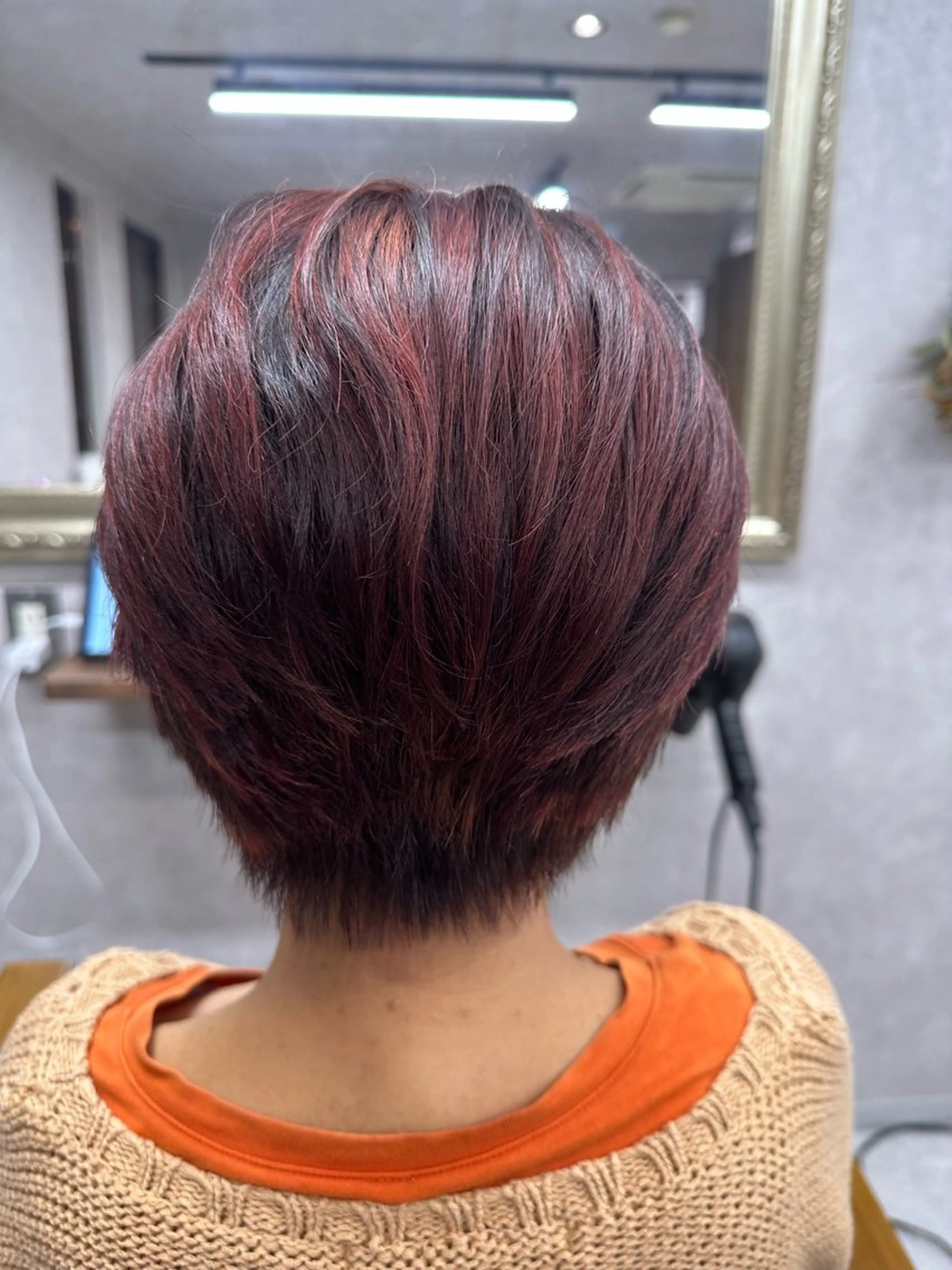 ショート カラー カット ヘアカラー トリートメント Lien 深井店のヘアスタイル