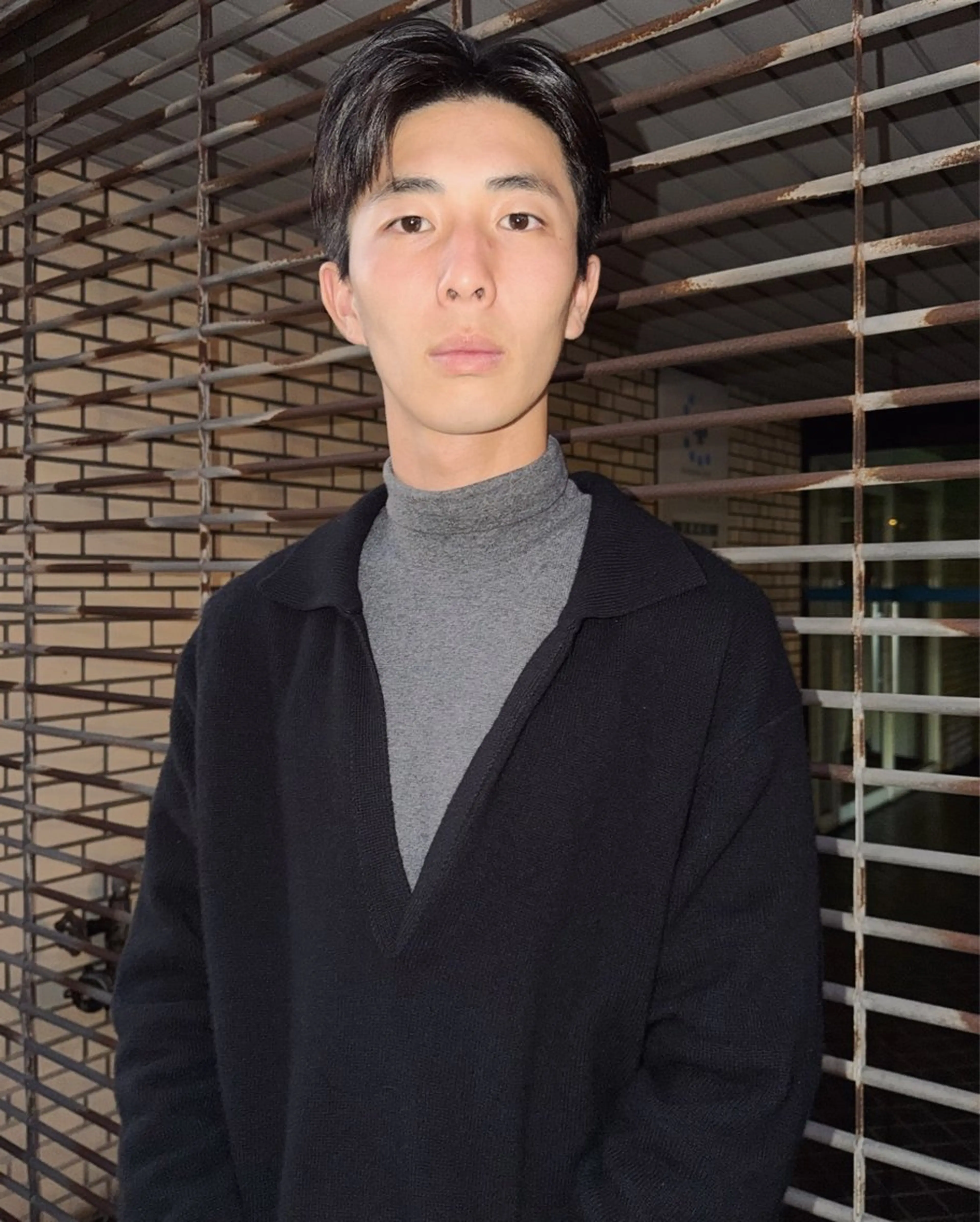 ショート かきあげバング カット chokizawa .のヘアスタイル