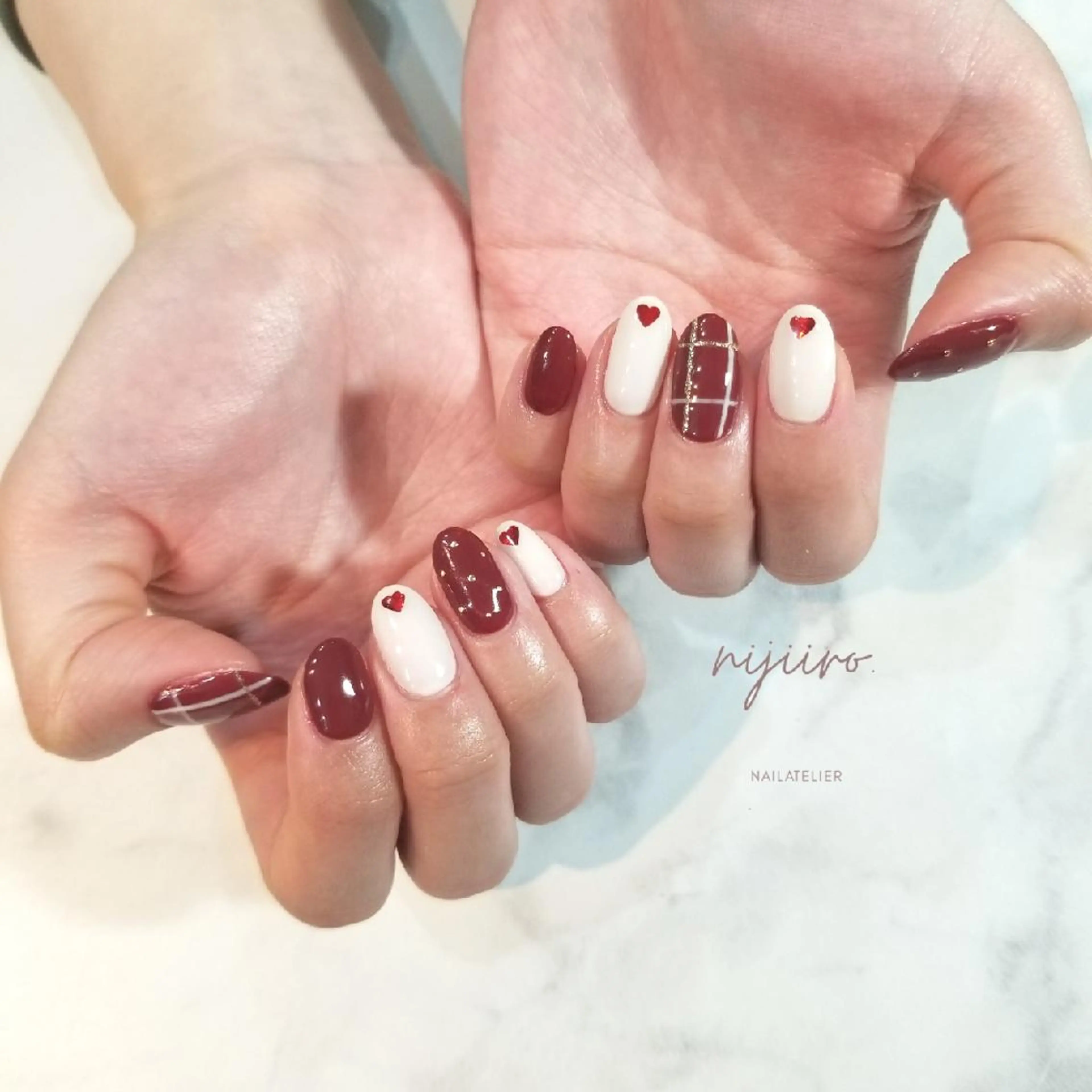ネイル ハンドネイル nailatelier nijiiro.所属・nijiiro🌈 サトウのネイルデザイン