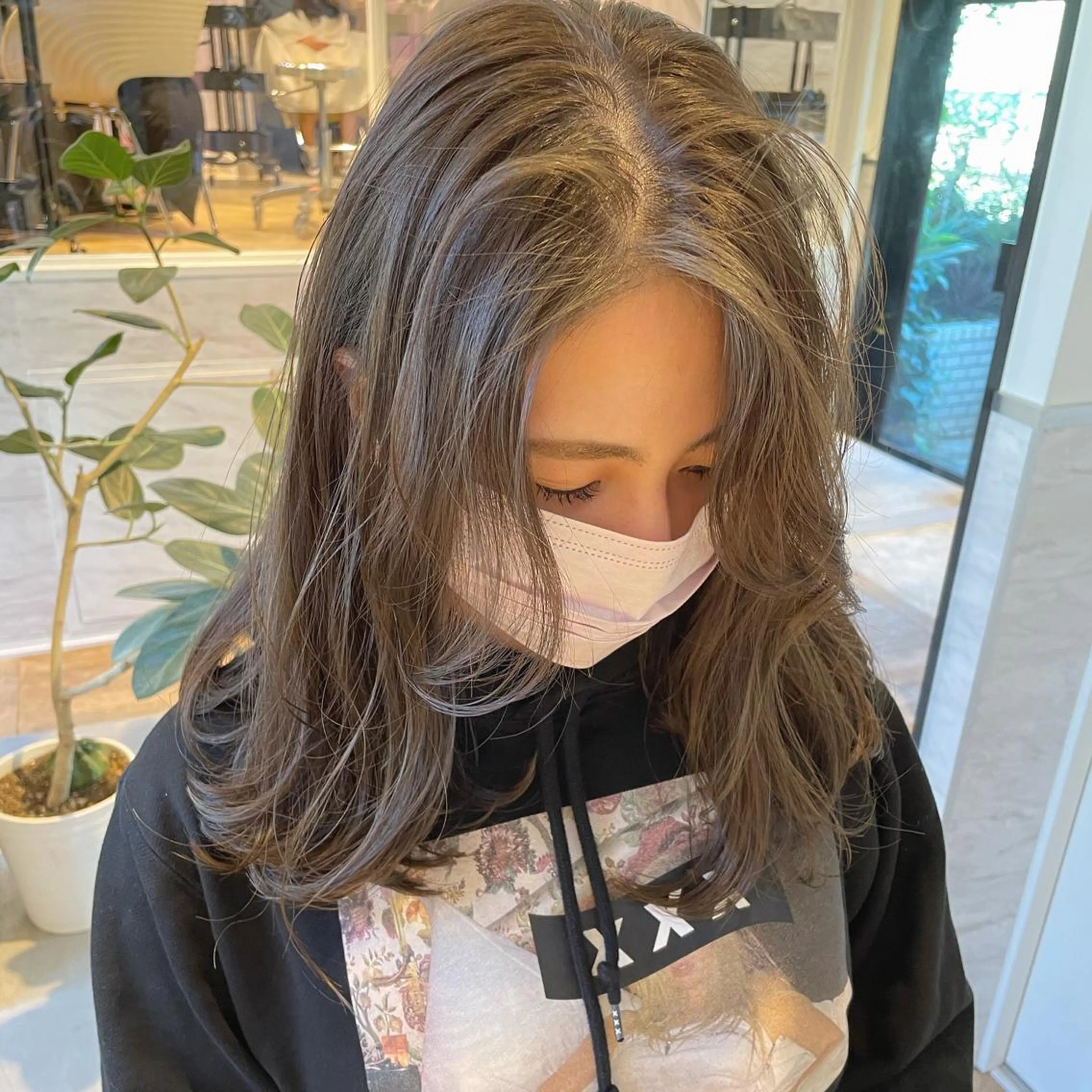 ミディアム カラー レイヤーカット 🫧透明感ヘア🫧 🧸竹花　彩希🧸のヘアスタイル