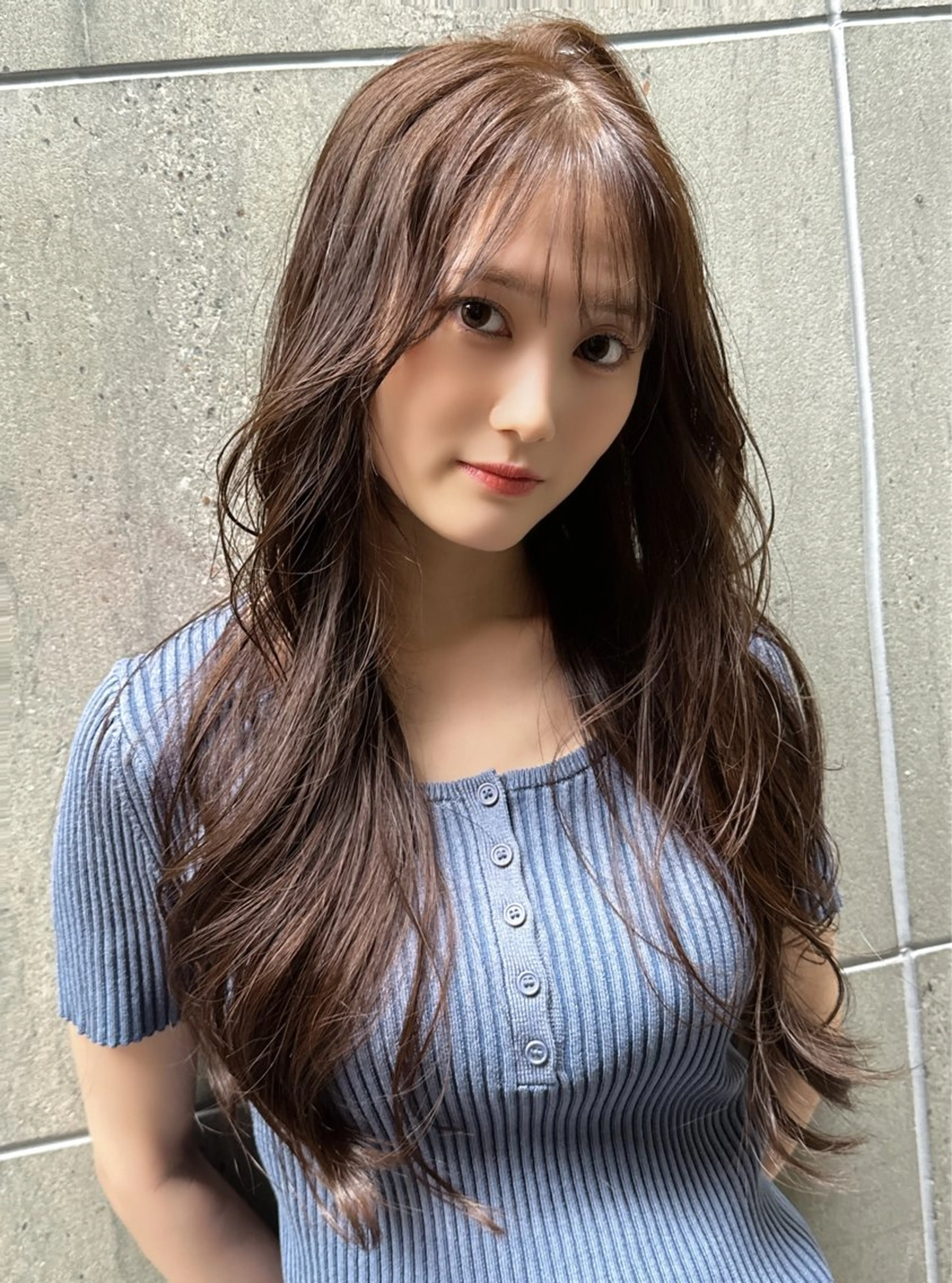 ロング カラー レイヤーカット AIRI layer cut hairのヘアスタイル
