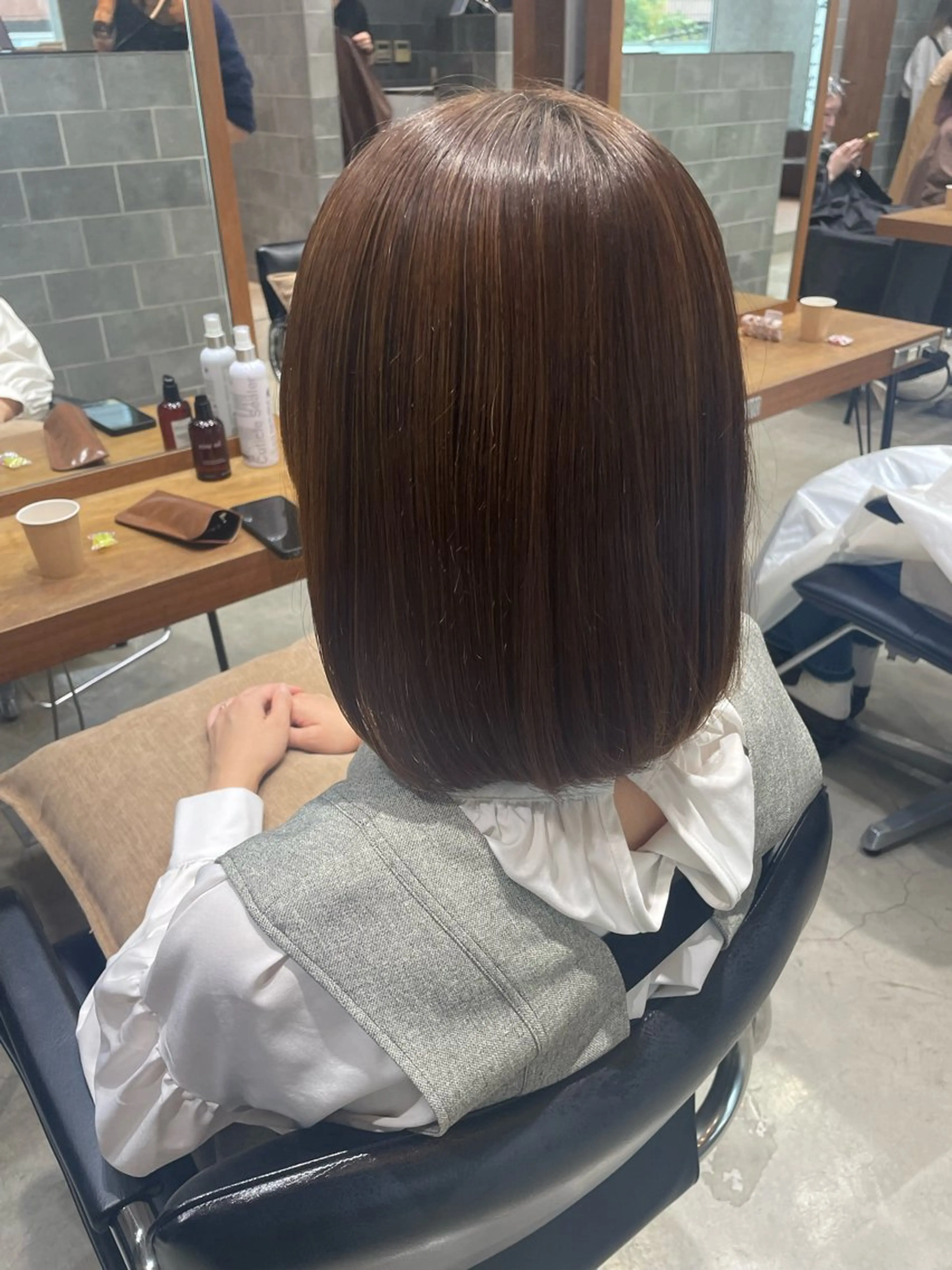 ショート カラー カット ヘアカラー トリートメント 🍋髪質改善× 透明感カラー ジュリのヘアスタイル