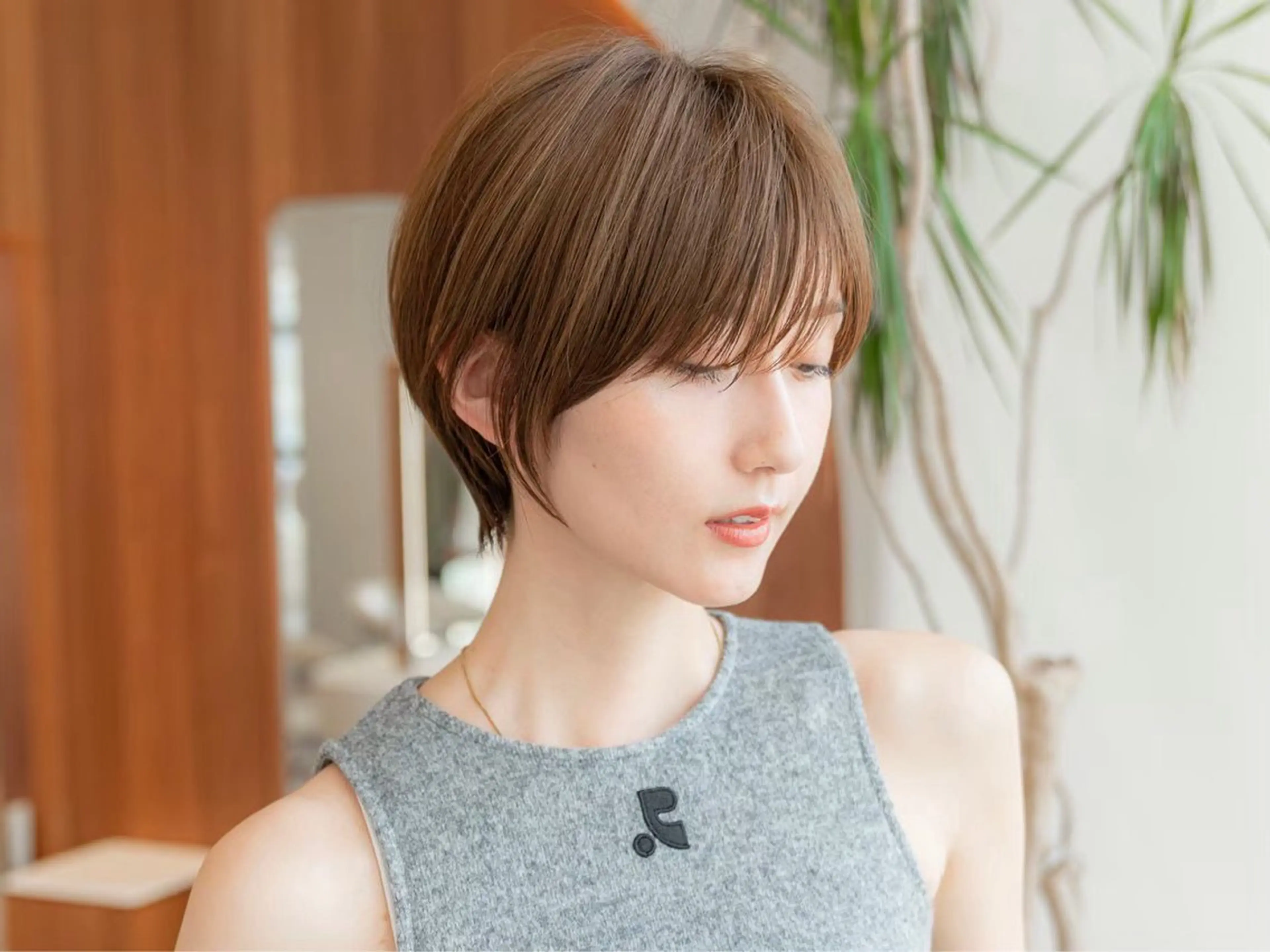 ショート カラー カット ヘアカラー 縮毛矯正 トリートメント 渋谷ボブ/レイヤー ボブ田中航平のヘアスタイル