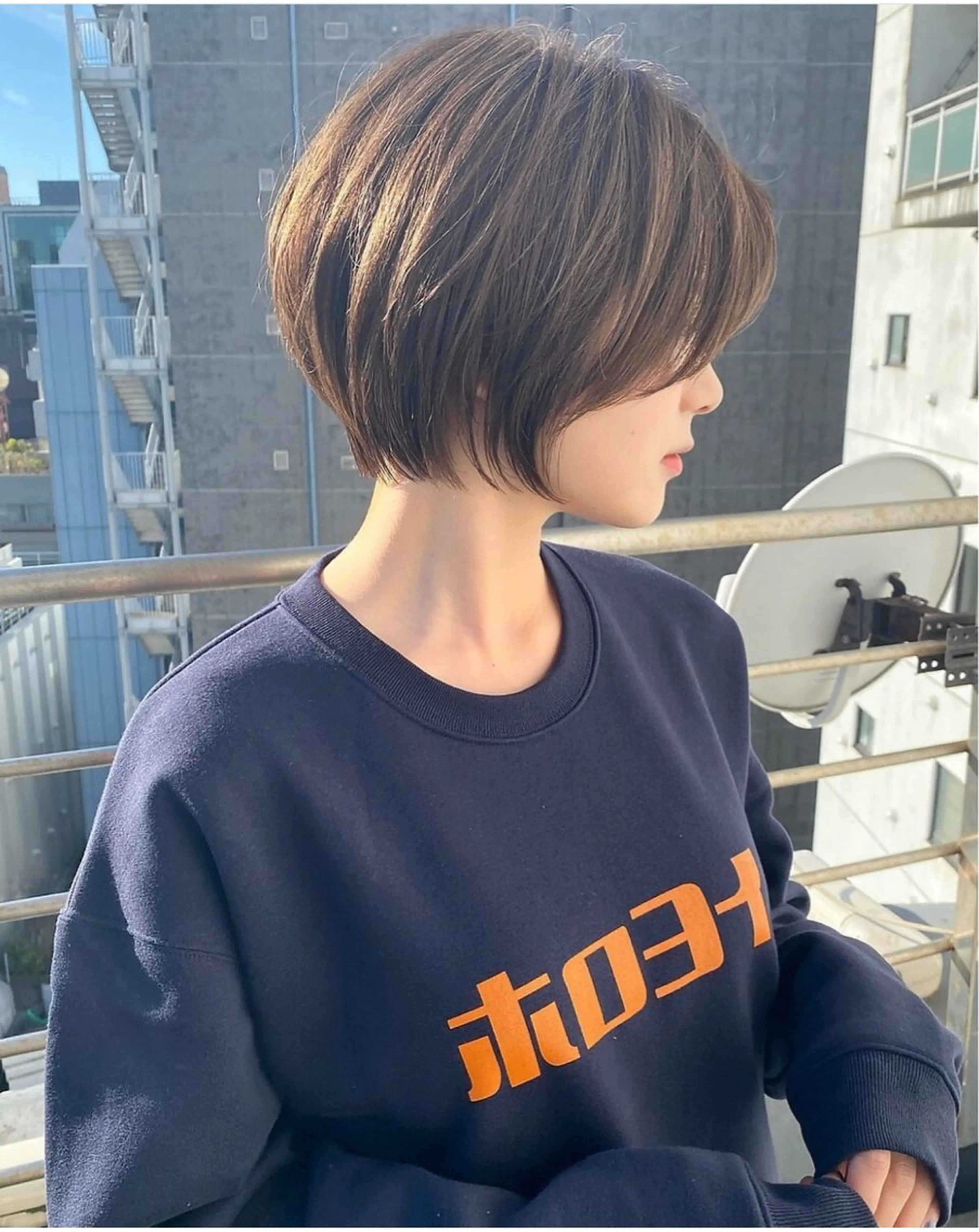 ショート ショートボブ ボブ ショートヘア カット トリートメント 透明感カラー　中嶋 将城のヘアスタイル