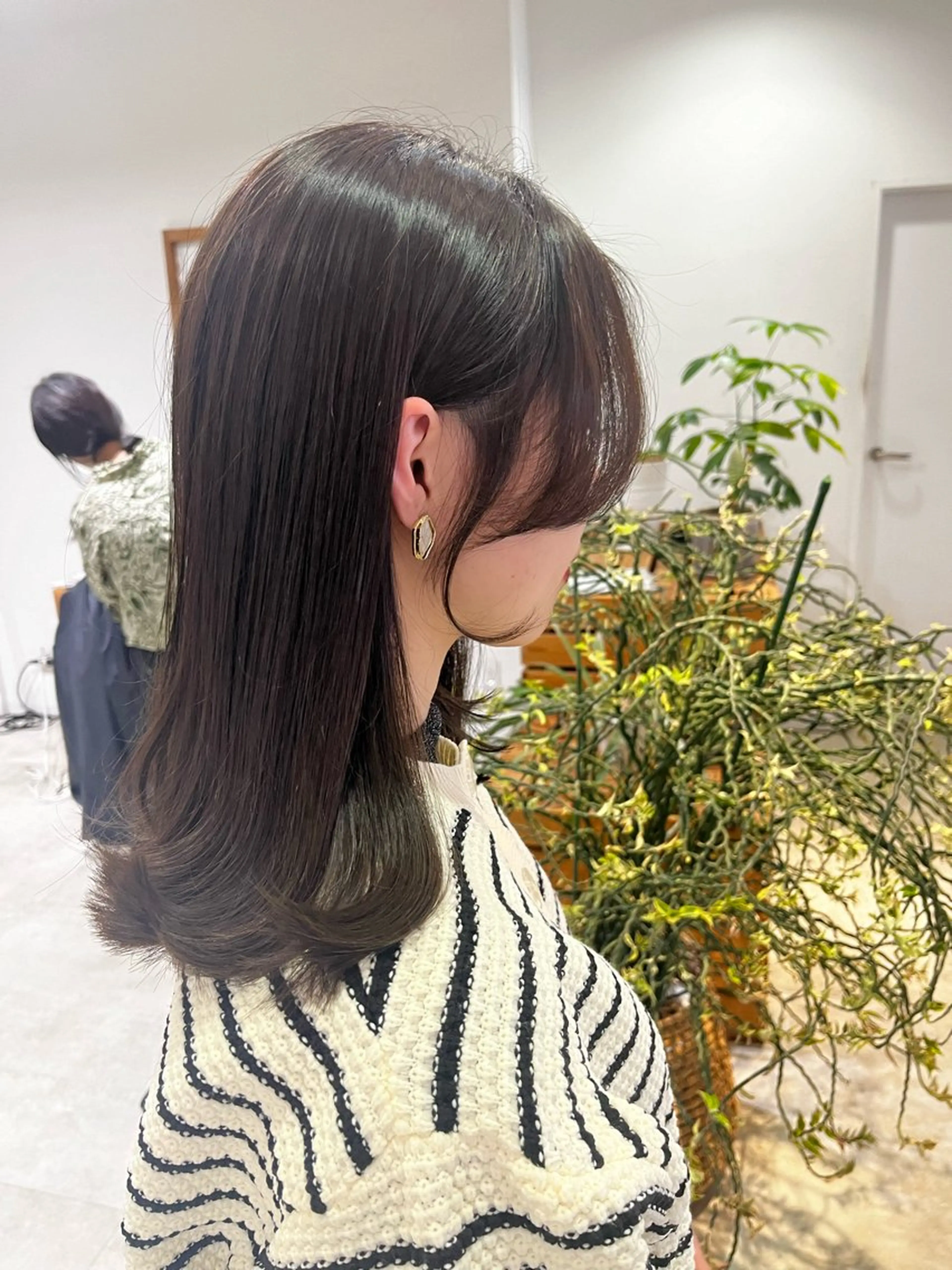 ミディアム 髪質改善 hoNua. 栄/透明感カラーのヘアスタイル