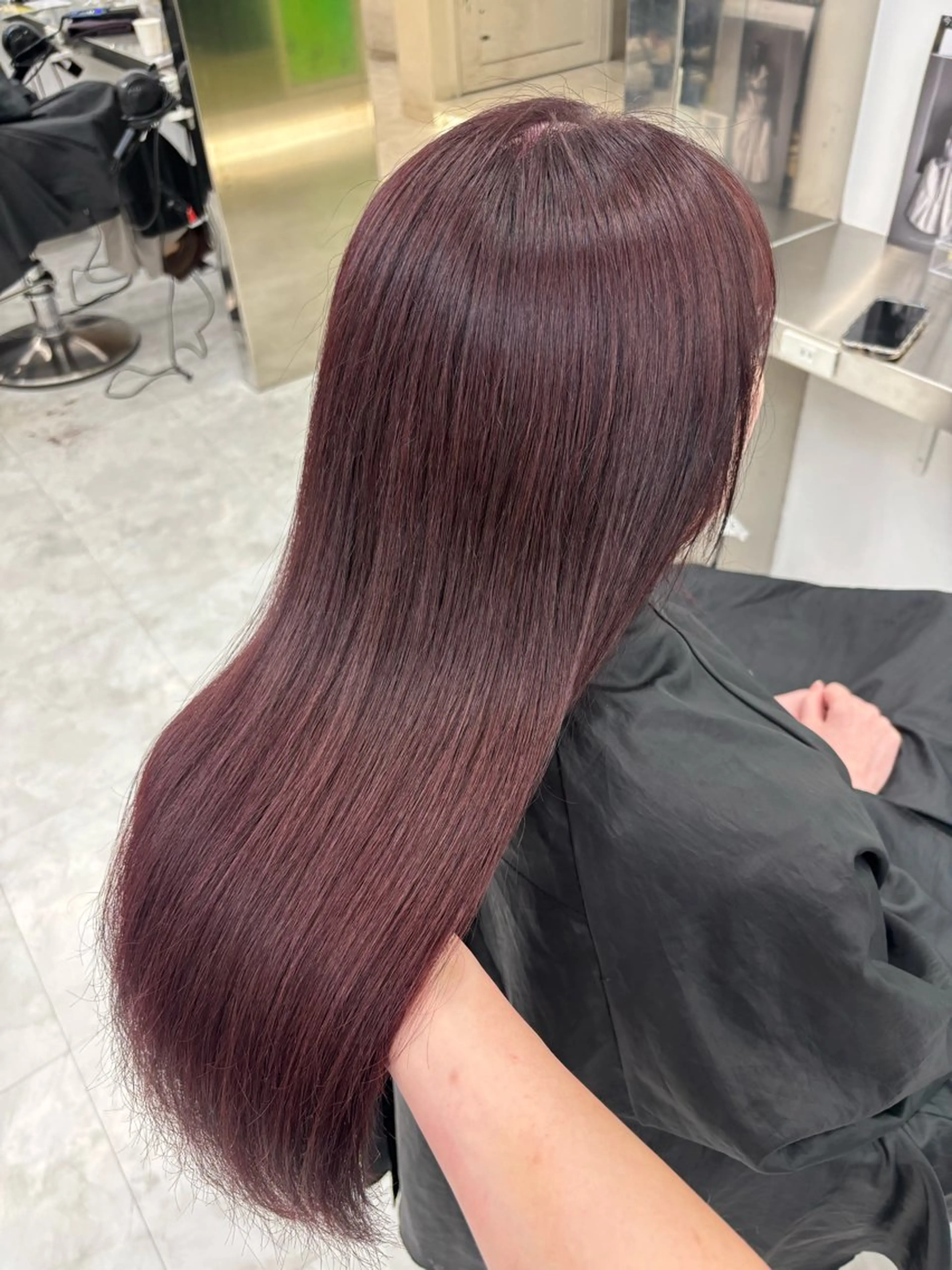 ロング ヘアカラー トリートメント Wカラー/暖色/べ ージュりく©︎🐝のヘアスタイル