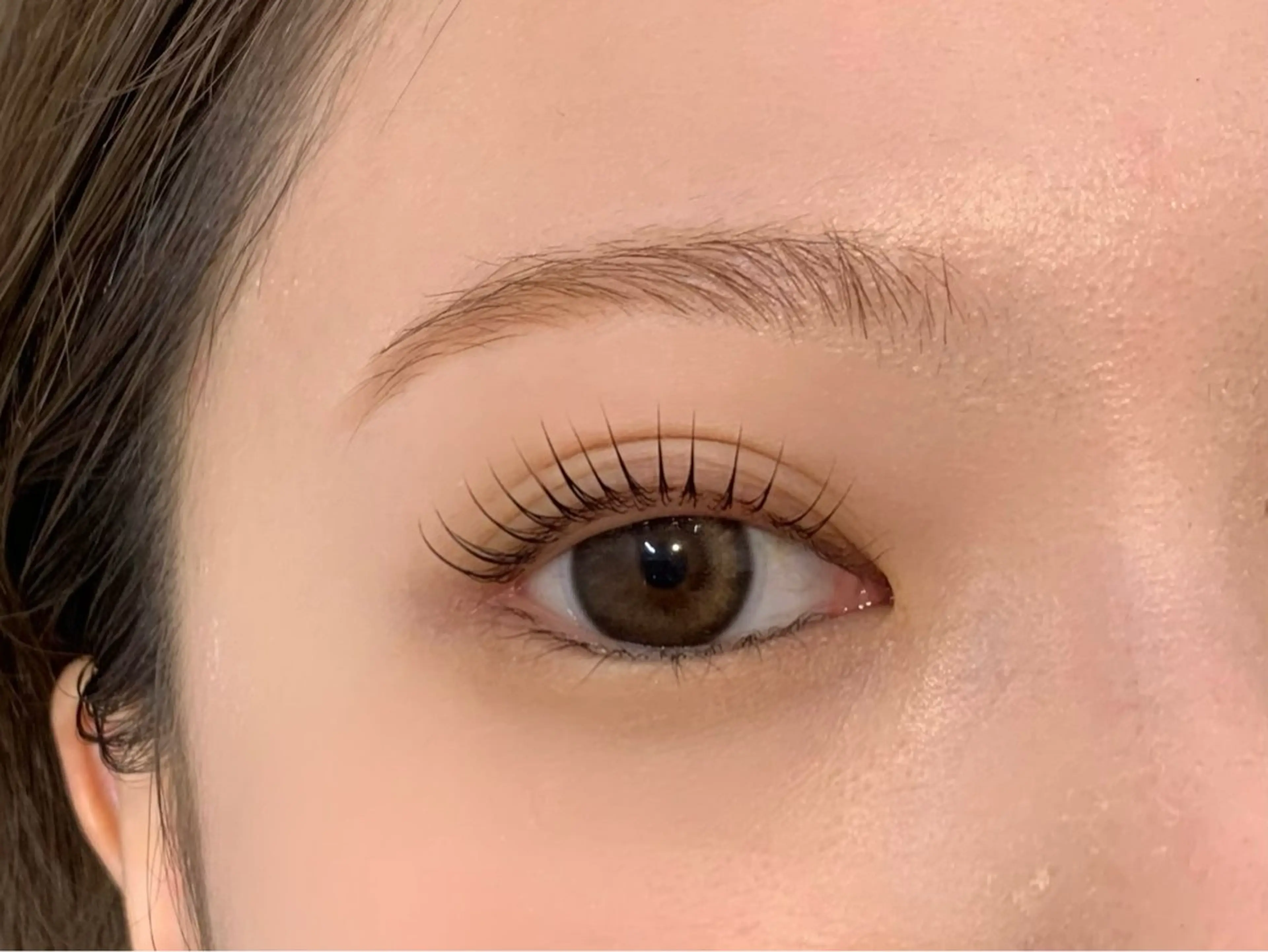 マスカラパーマ(ブラックティント)※コーティング仕上げつき◎束感仕上げ🆗カラーリング(眉毛)追加→8550円(税込)の写真