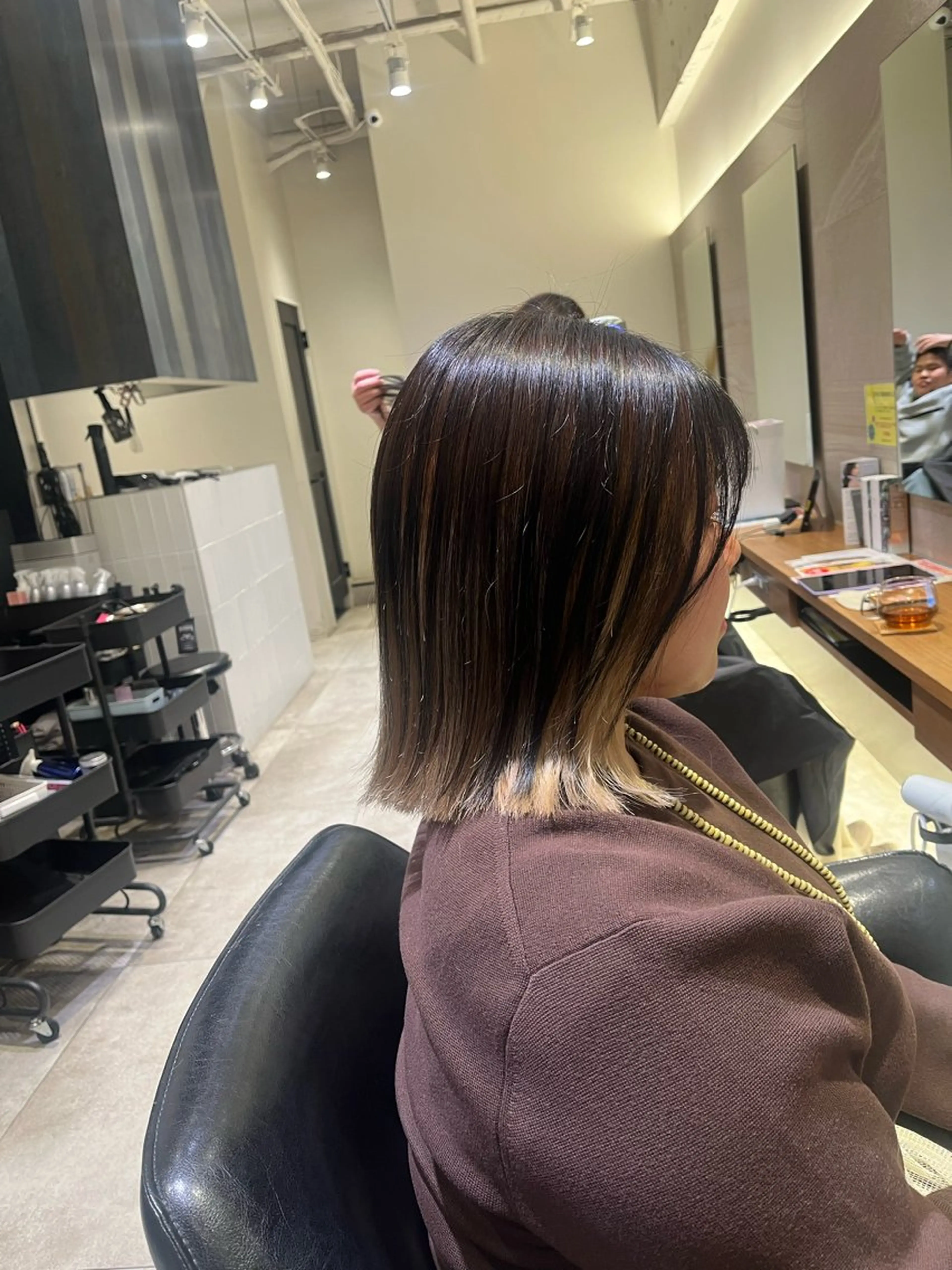 ショート カラー ヘアアレンジ ヘアカラー 🍓艶髪/艶カラー ハイトーン/しんたにのヘアスタイル