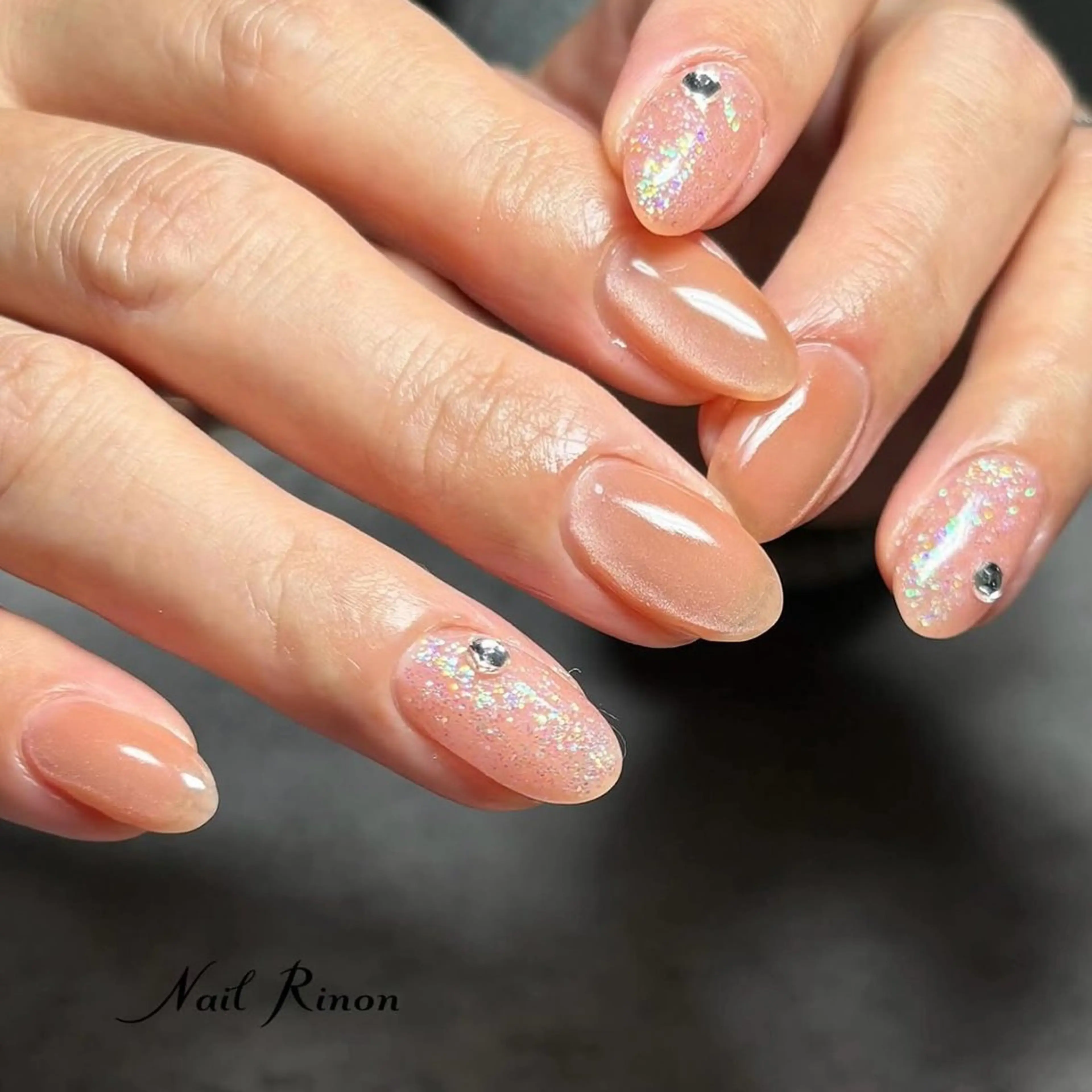 ネイル オフィスネイル ハンドネイル Nail Rinonのネイルデザイン