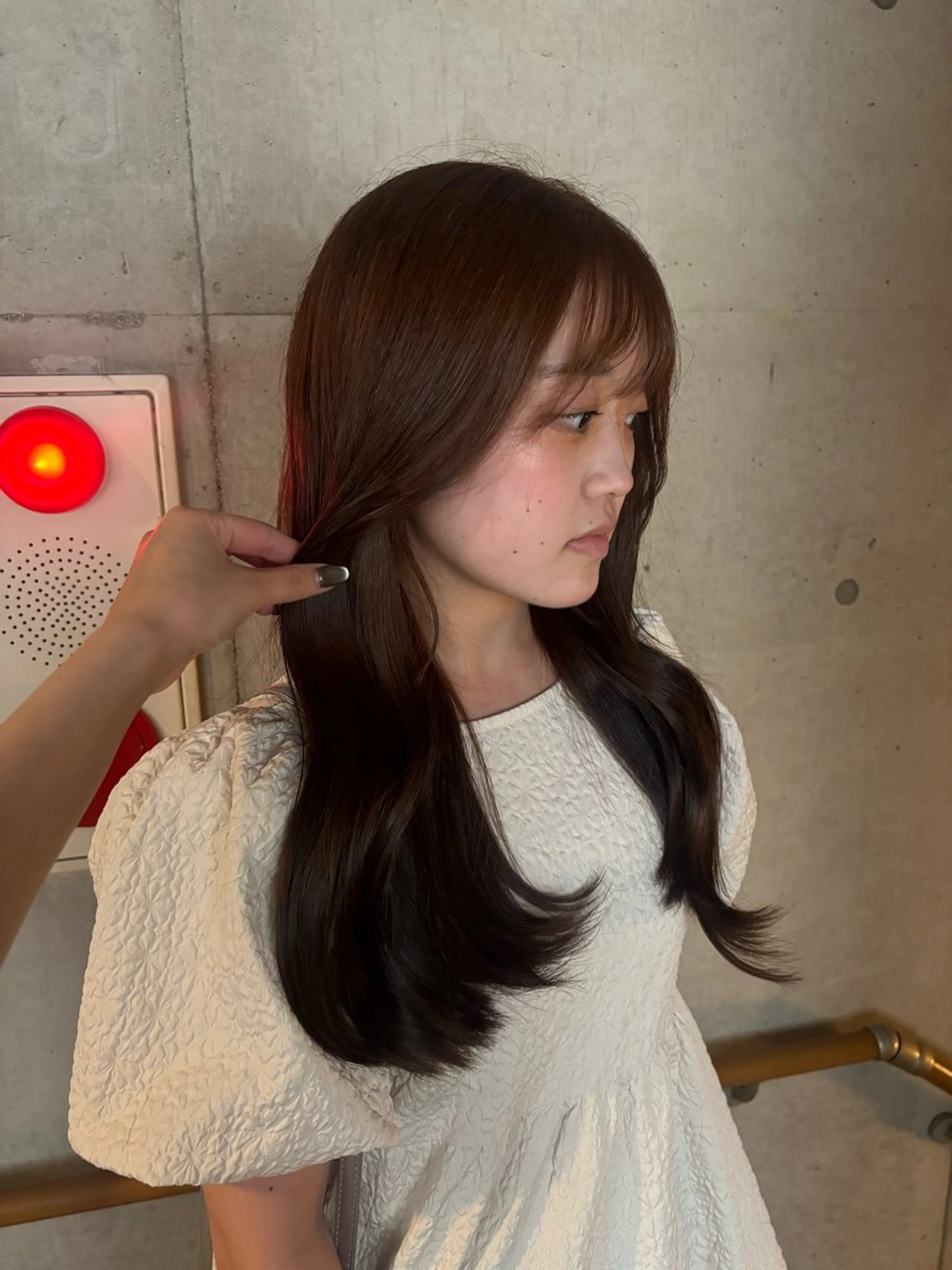 セミロング Hair CALON /ほのかのヘアスタイル