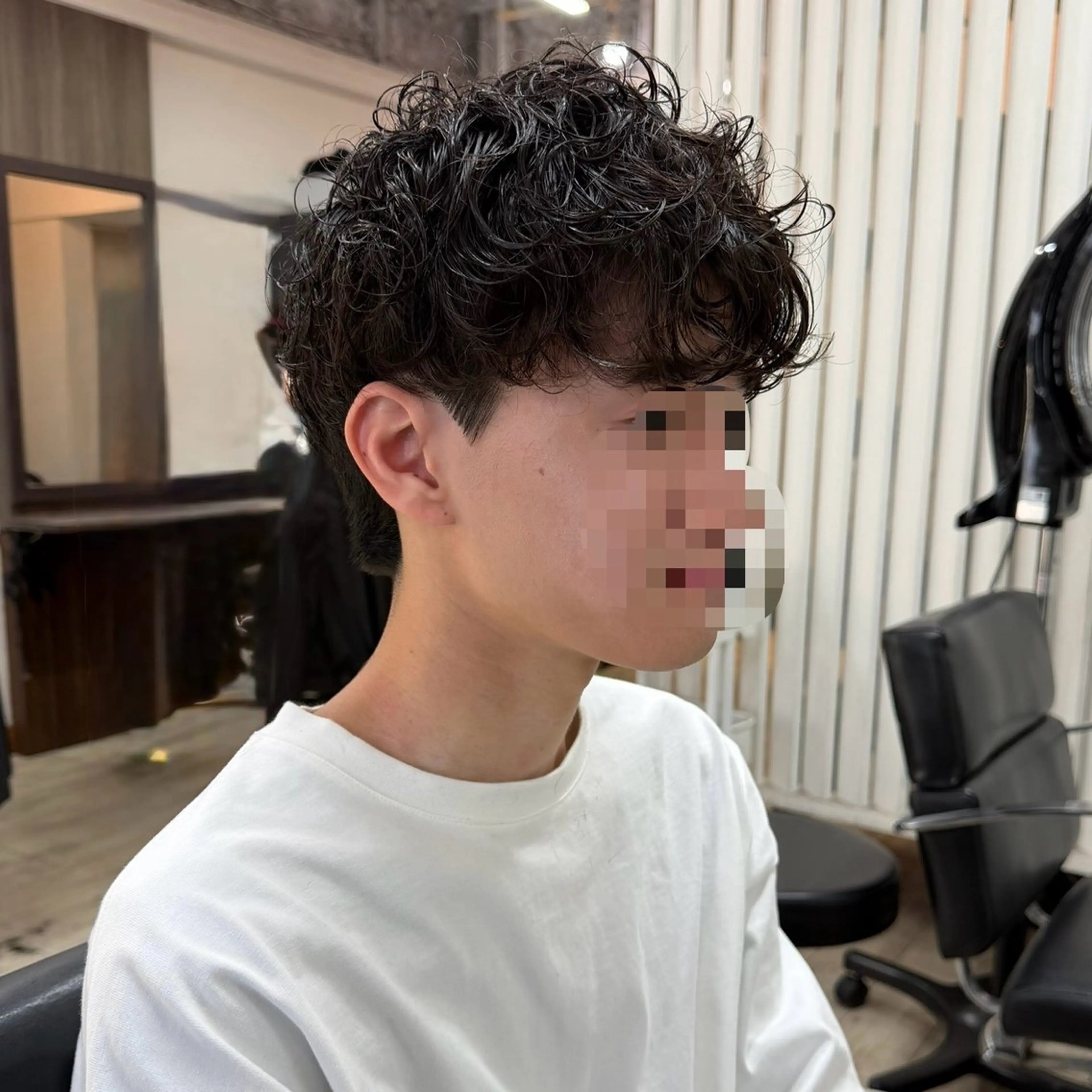 ショート パーマ メンズ マッシュ メンズパーマ カット パーマ ヘアセット 【池袋/スパイキー ショート】ⓝⓘⓜⓤのヘアスタイル