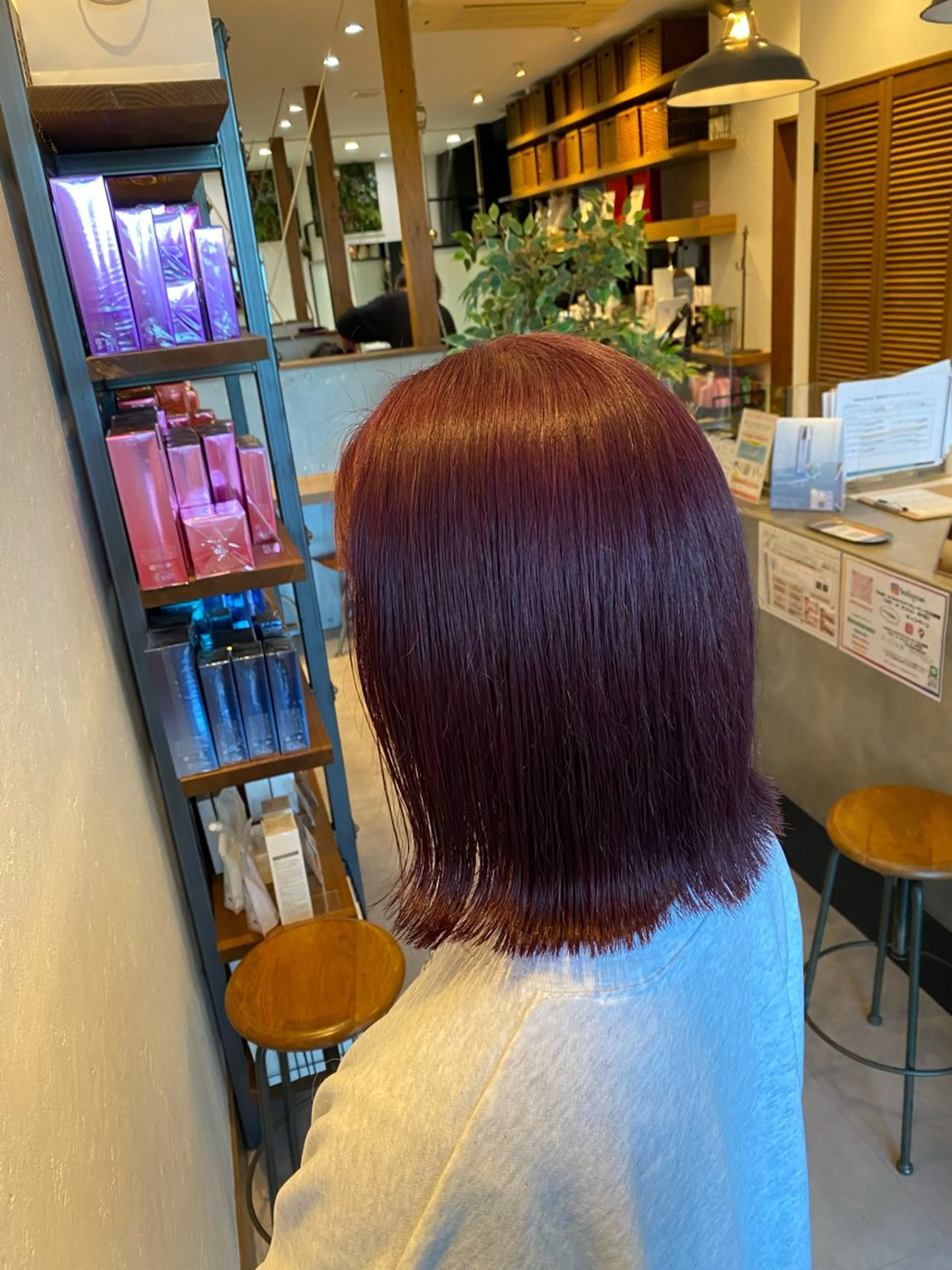 ミディアム カット ヘアカラー 希優🌺ソムリエ /ブリーチ/カットのヘアスタイル