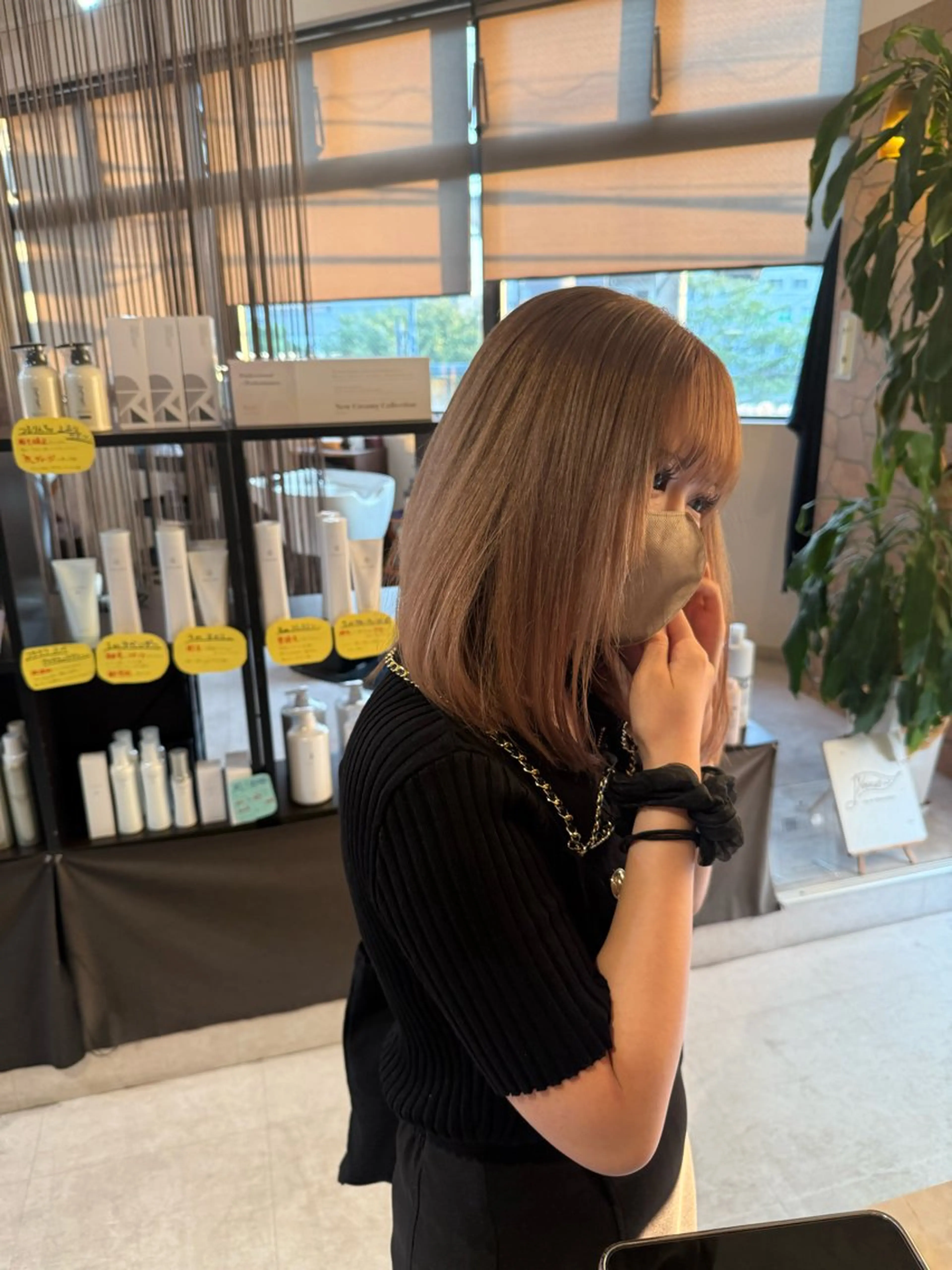 ミディアム ヘアカラー 前田 知輝のヘアスタイル