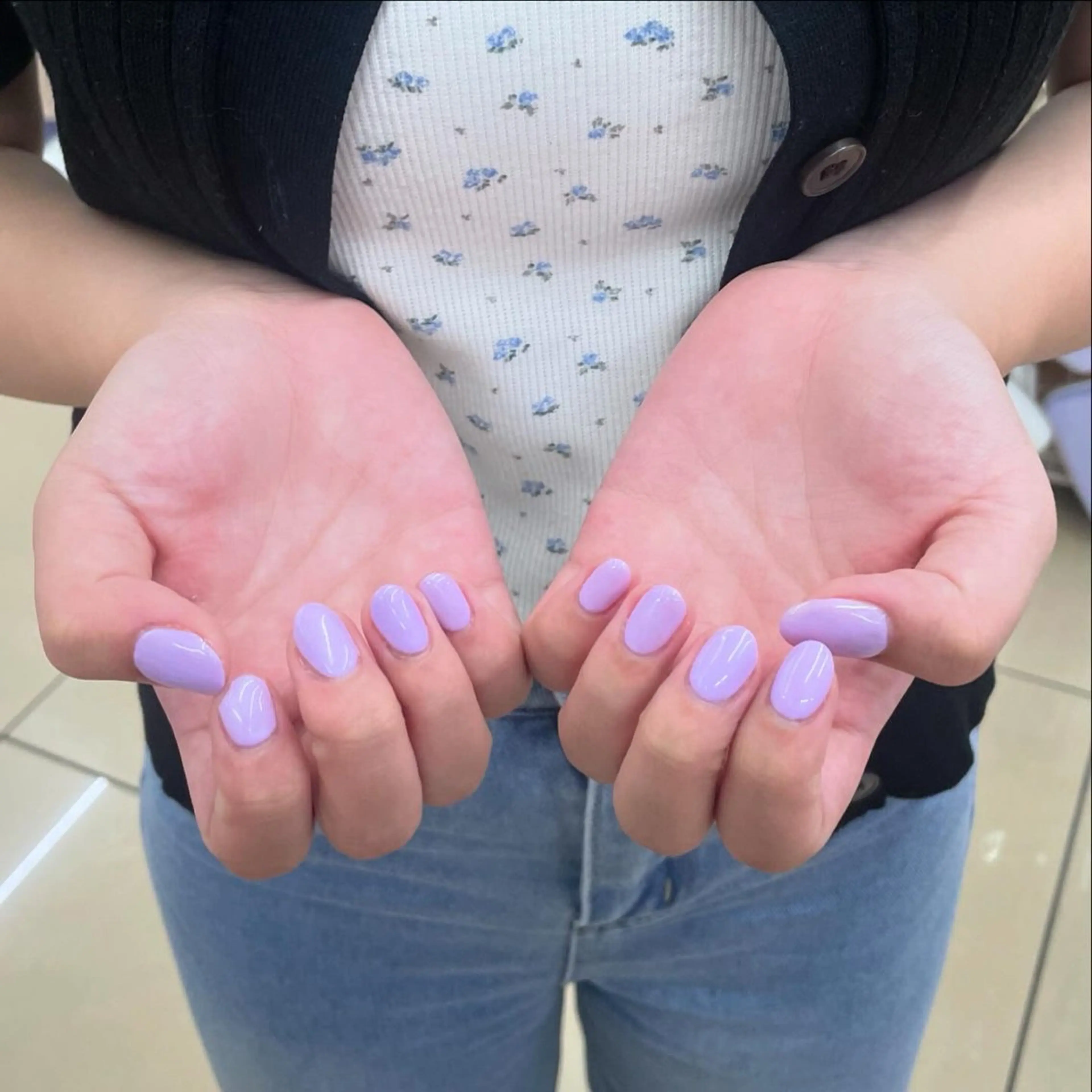 ネイル ワンカラーネイル ハンドネイル mir nail所属・momone .のネイルデザイン