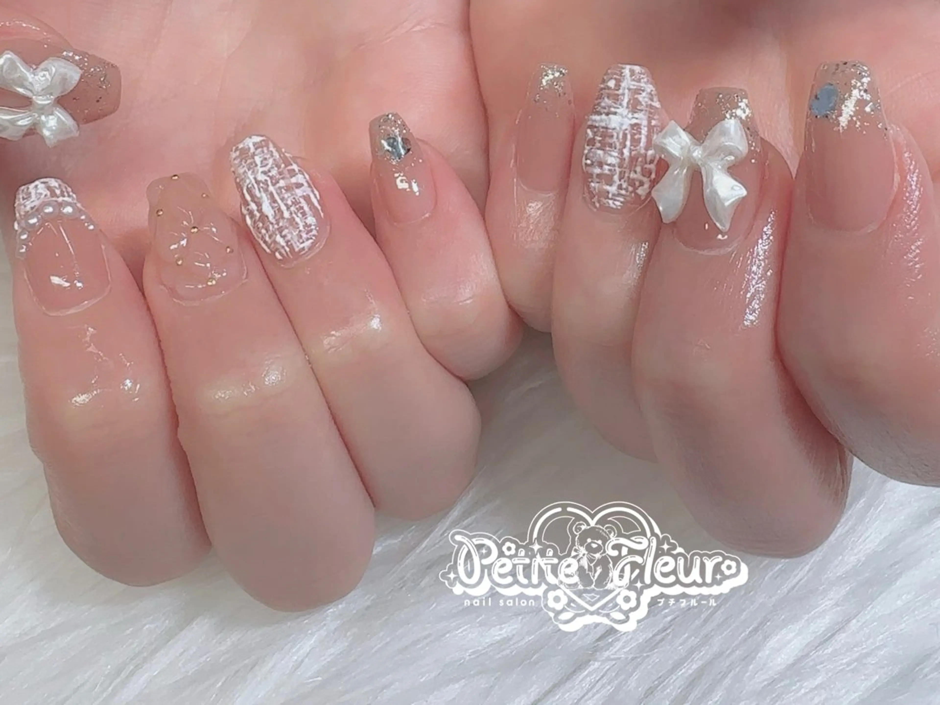 ネイル ハンドネイル ❁⃘*。Petite fleur❁⃘*りさのネイルデザイン