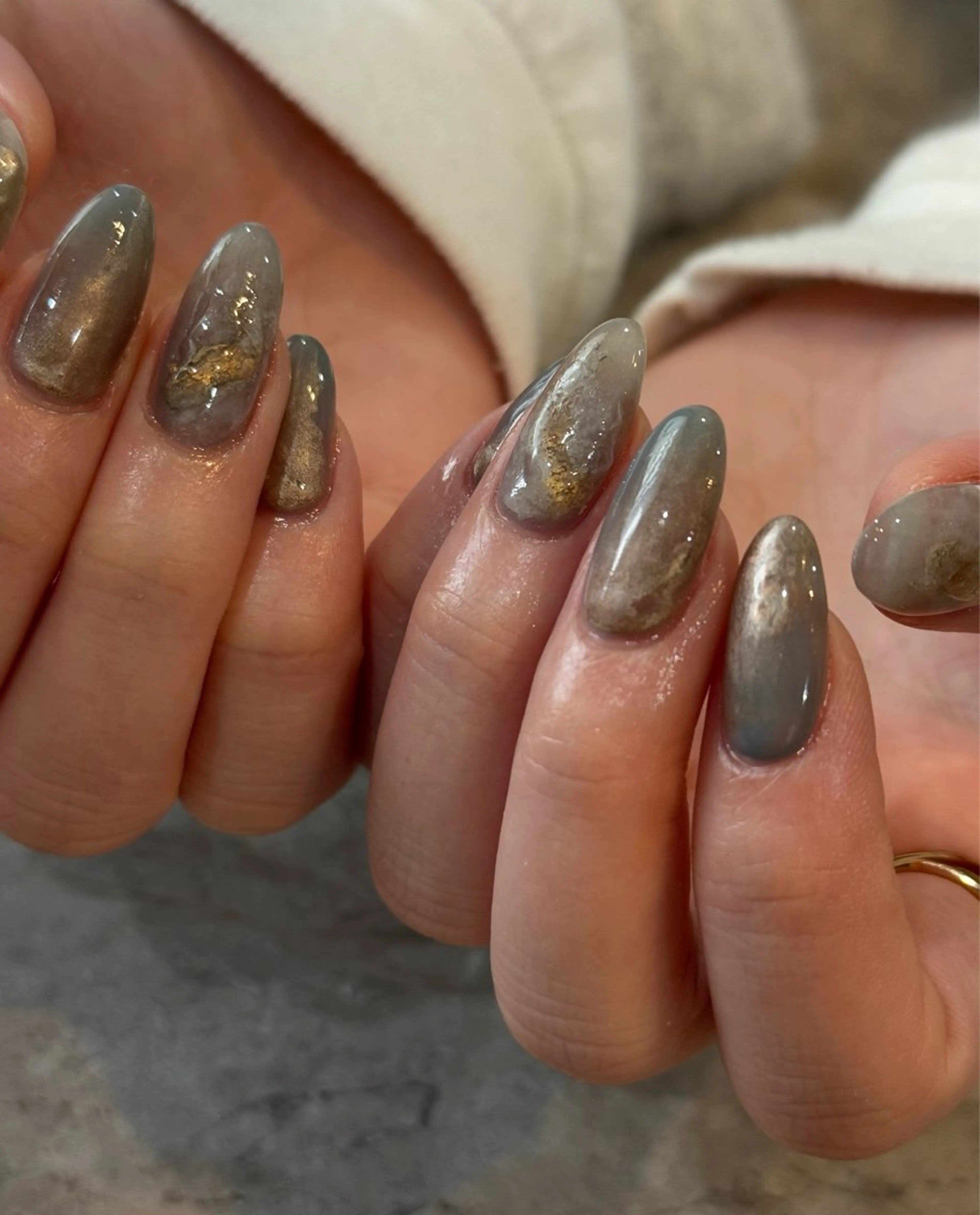 ネイル ニュアンスネイル ハンドネイル Blé nailのネイルデザイン