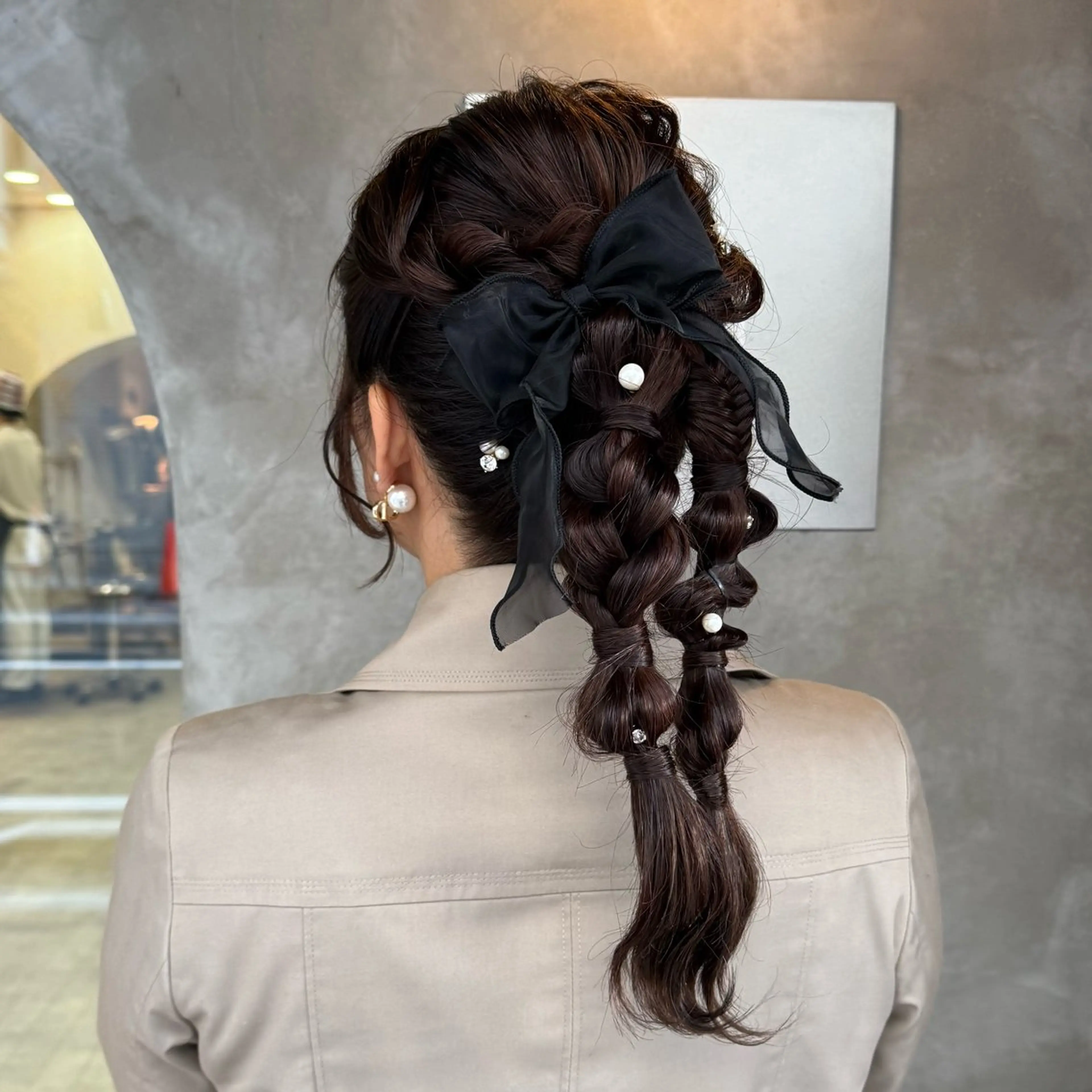 ロング ヘアアレンジ mizu🐾 hair braceのヘアスタイル